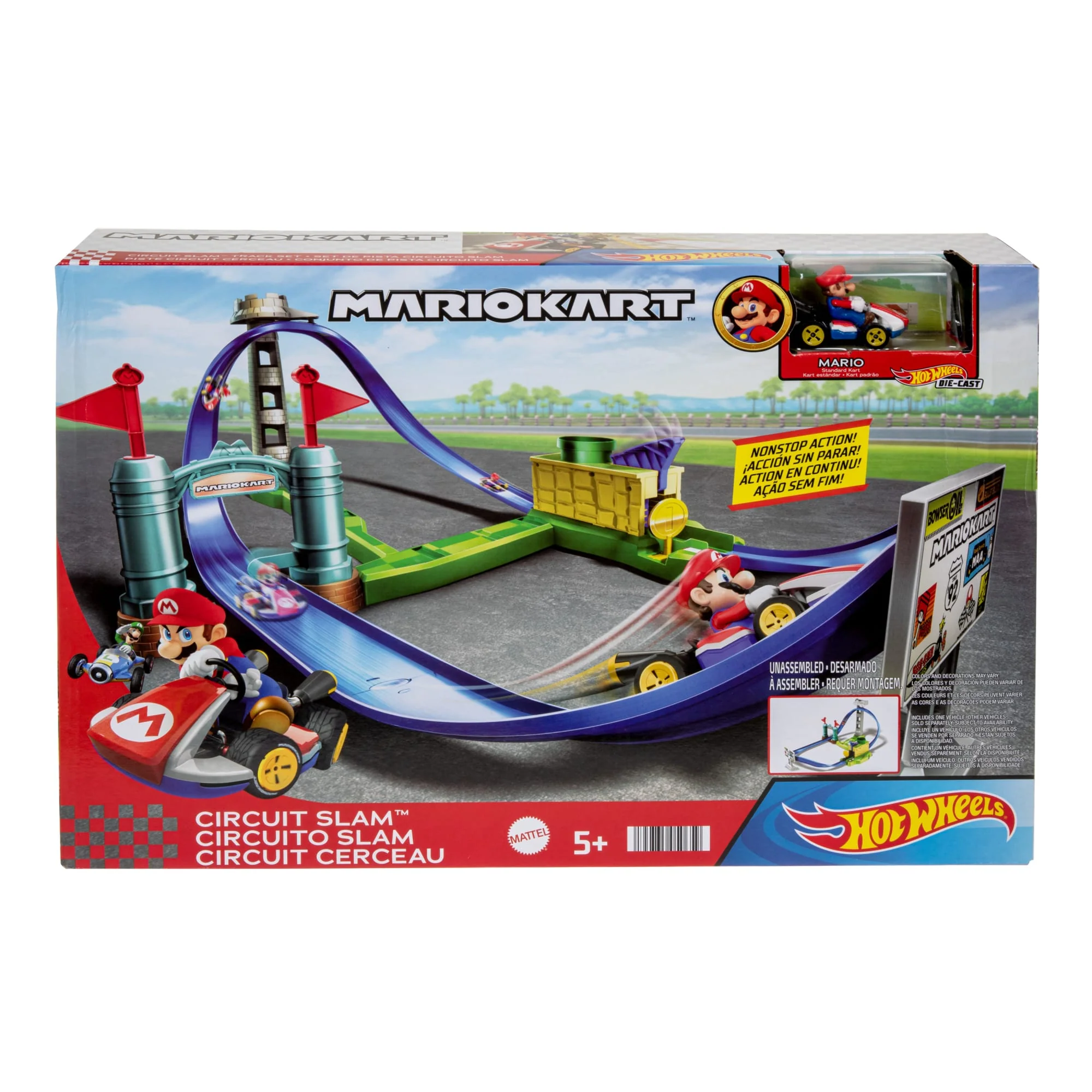 Hot Wheels®-Mario Kart-Circuit Lanceur, Avec Véhicule Mario Kart - Image 6
