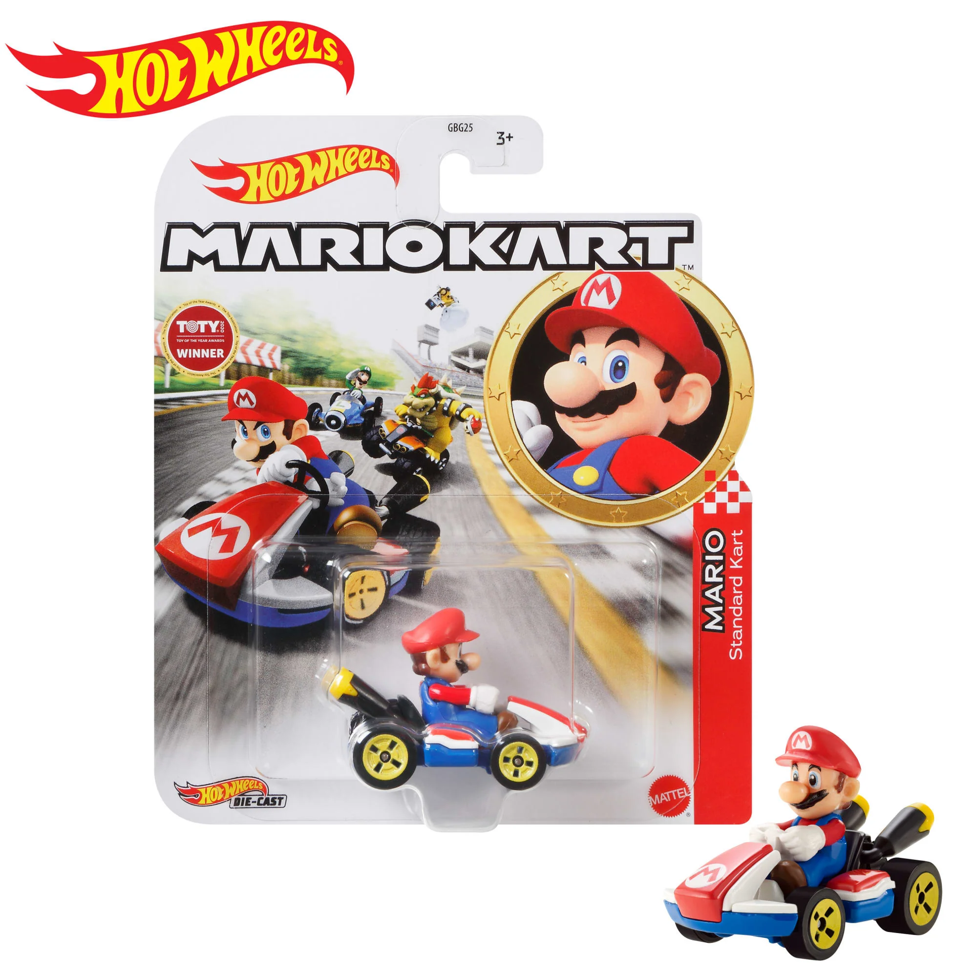 Hot Wheels Mario Kart Collection Of 1:64 Scale Die-Cast Replica Vehicles, Toy Collectibles - Image 6