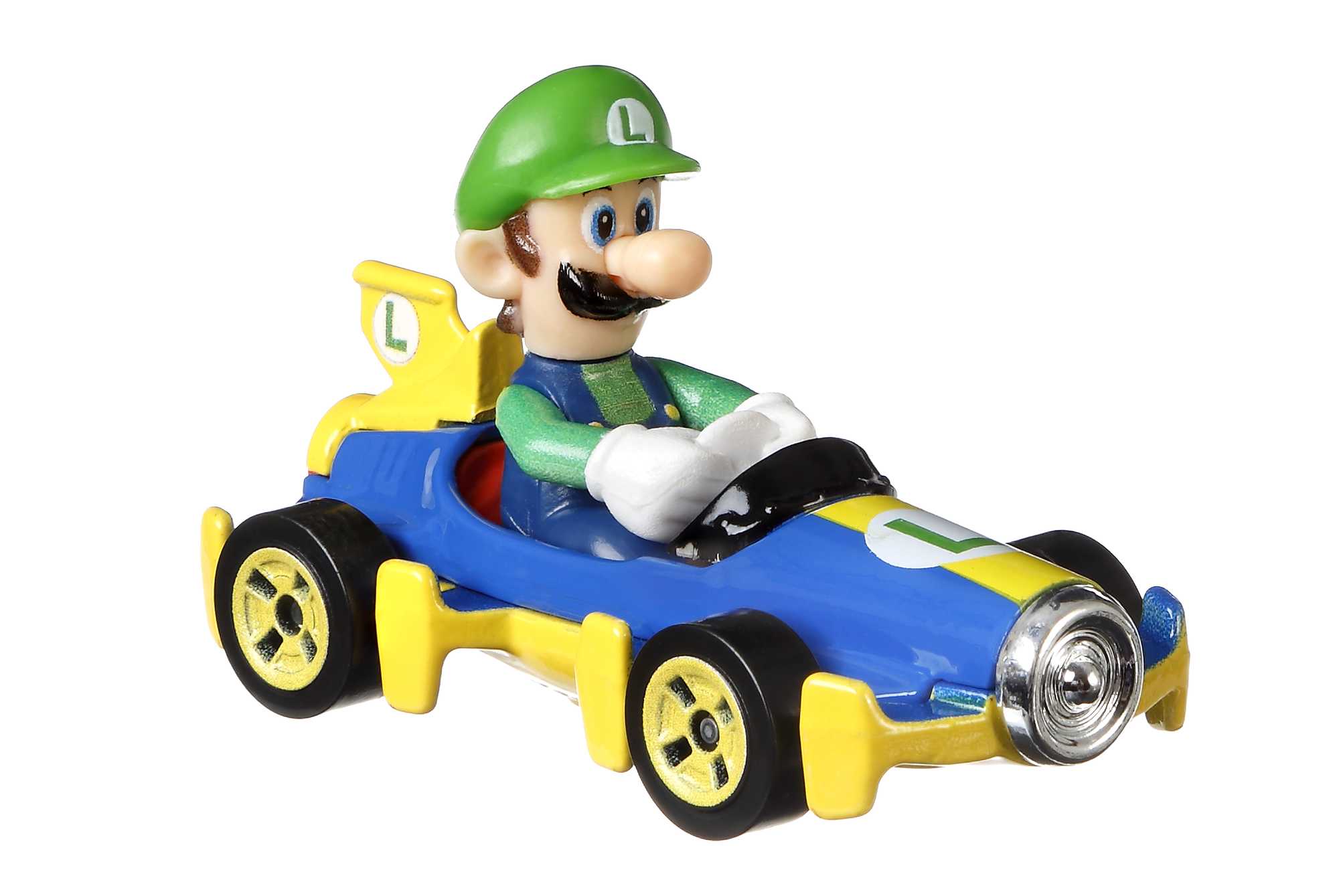 Hot Wheels Mario Kart Luigi, Véhicule Mach 8 - Image 3