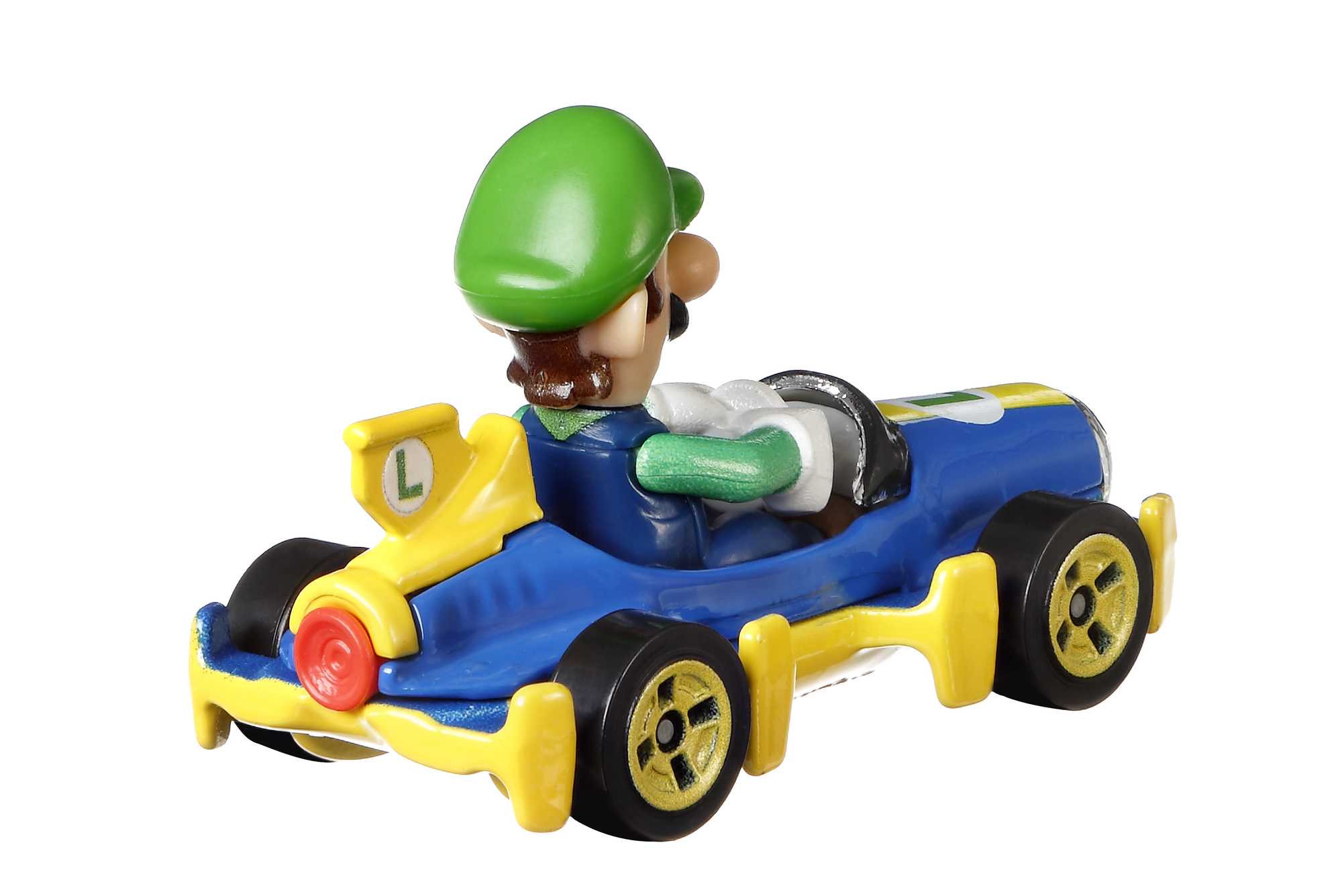 Hot Wheels Mario Kart Luigi, Véhicule Mach 8 - Image 4