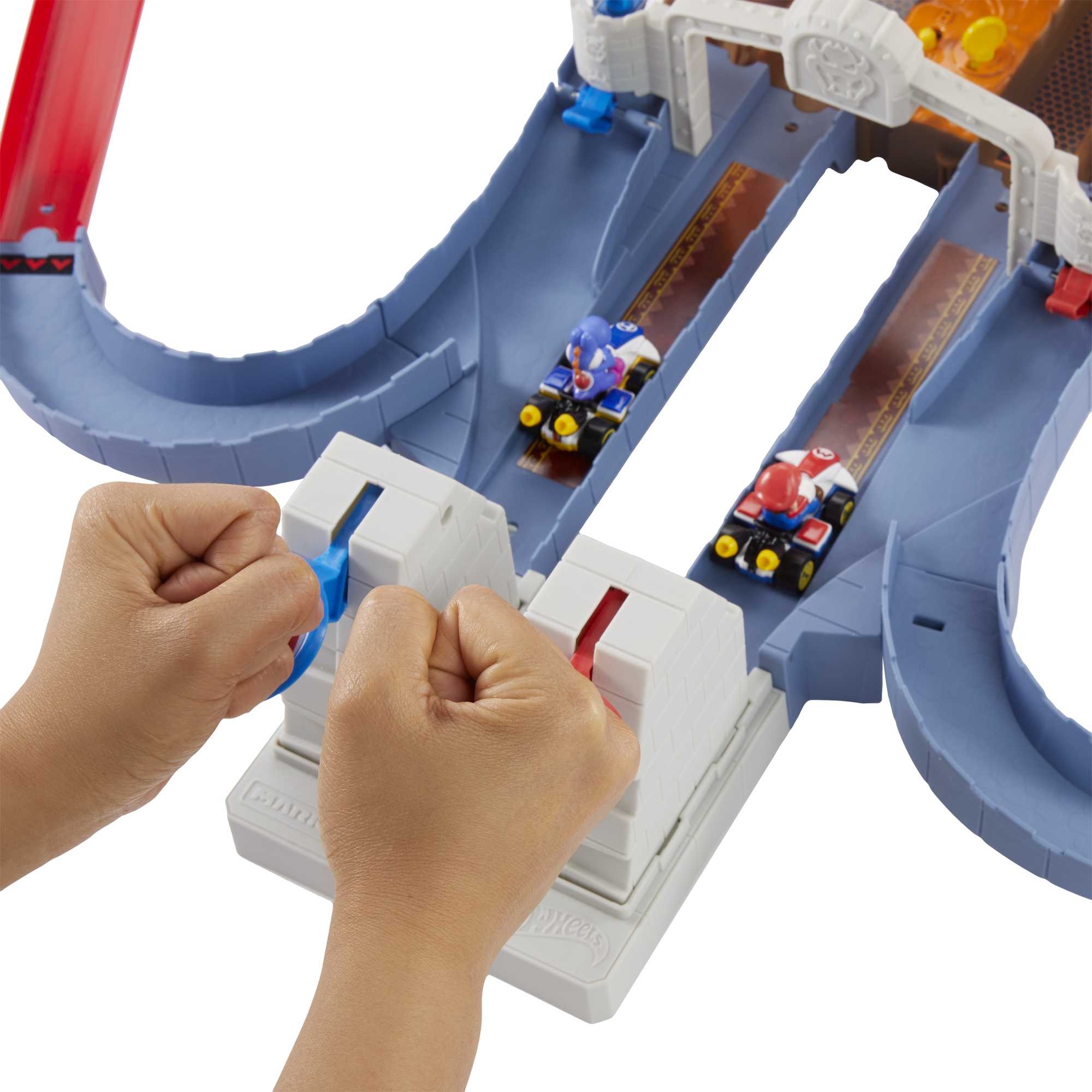 Hot Wheels Mario Kart Pista de Brinquedo Castelo Do Caos De Bowser - Image 4