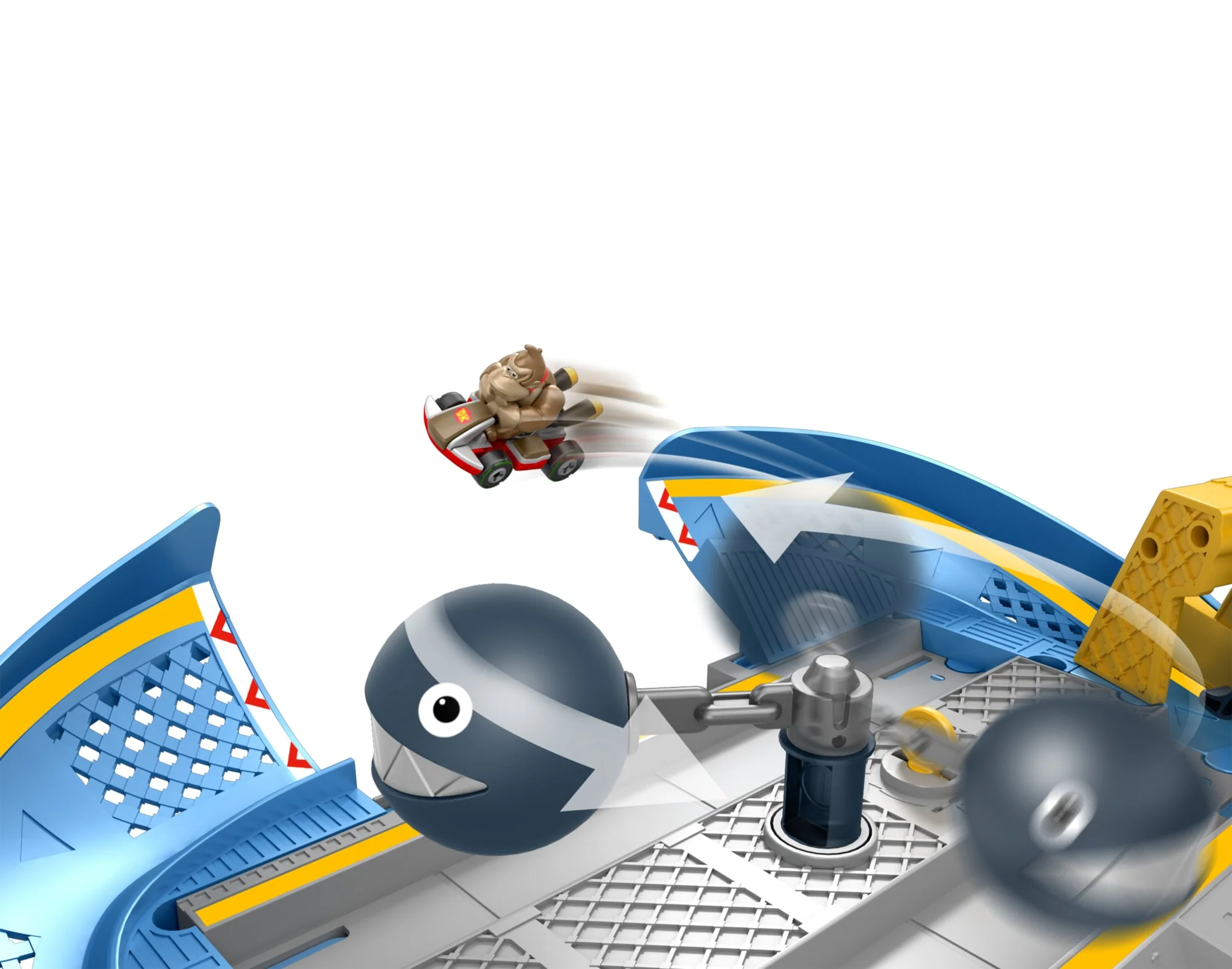 Hot Wheels Mario Kart Pista de Brinquedo Chain Chomp - Image 4