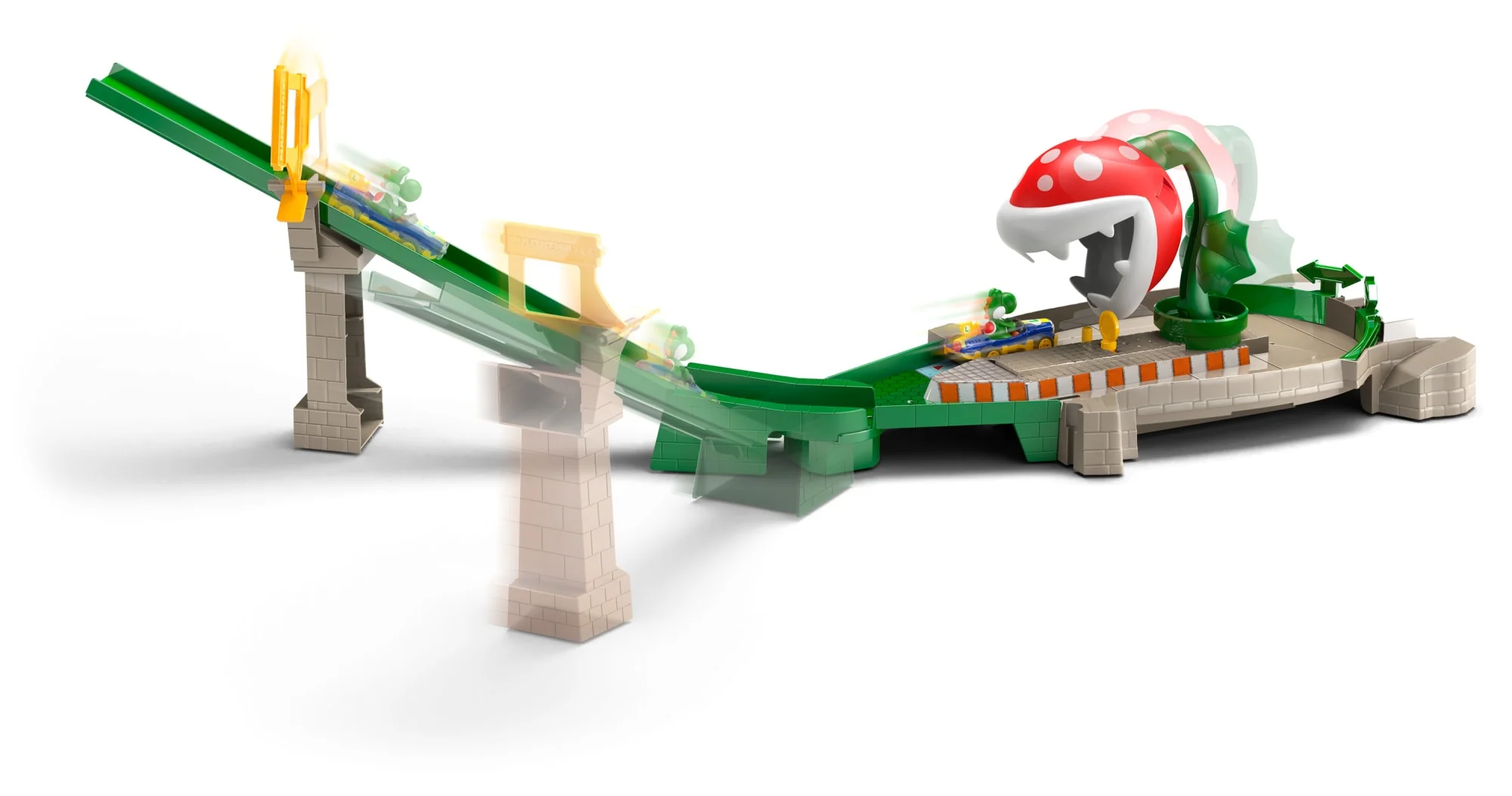 Hot Wheels Mario Kart Pista de Brinquedo Piranha Plant - Image 5