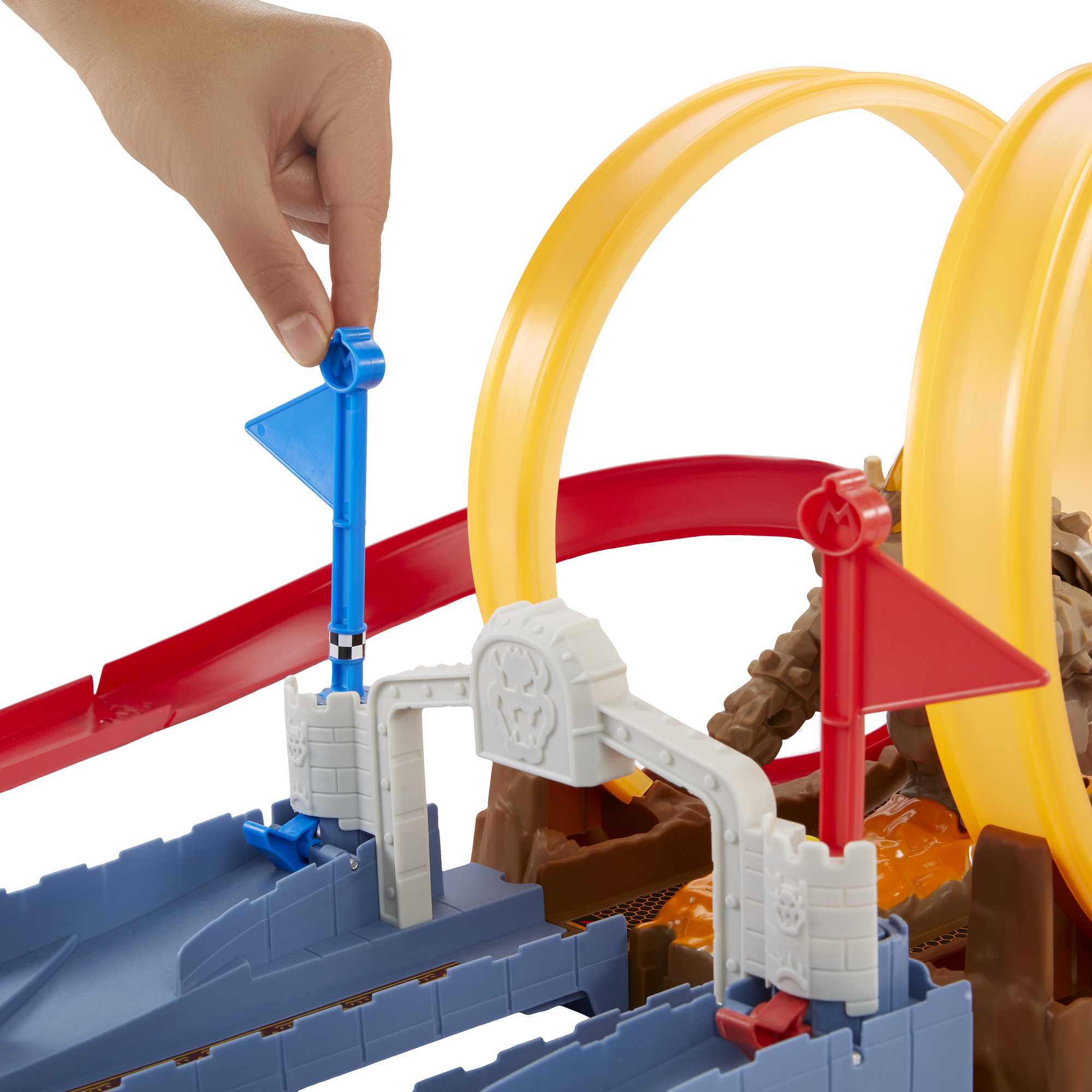 Hot Wheels Mario Kart Pista de Juguete Castillo de Bowser - Image 3