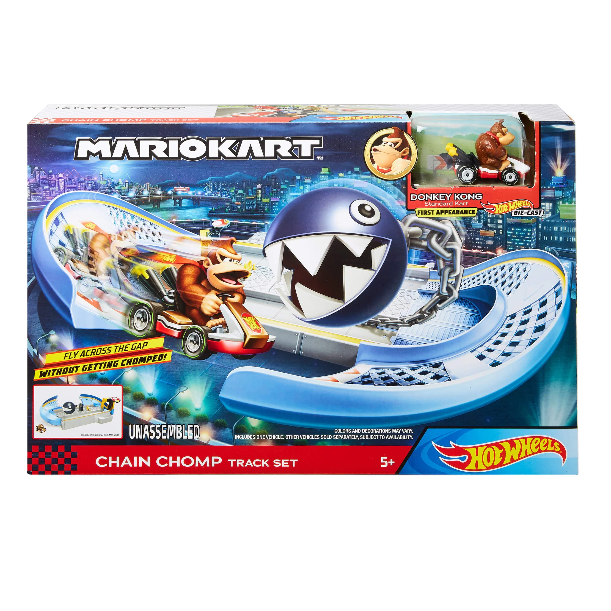 Hot Wheels Mario Kart Pista de Juguete Chain Chomp - Image 6