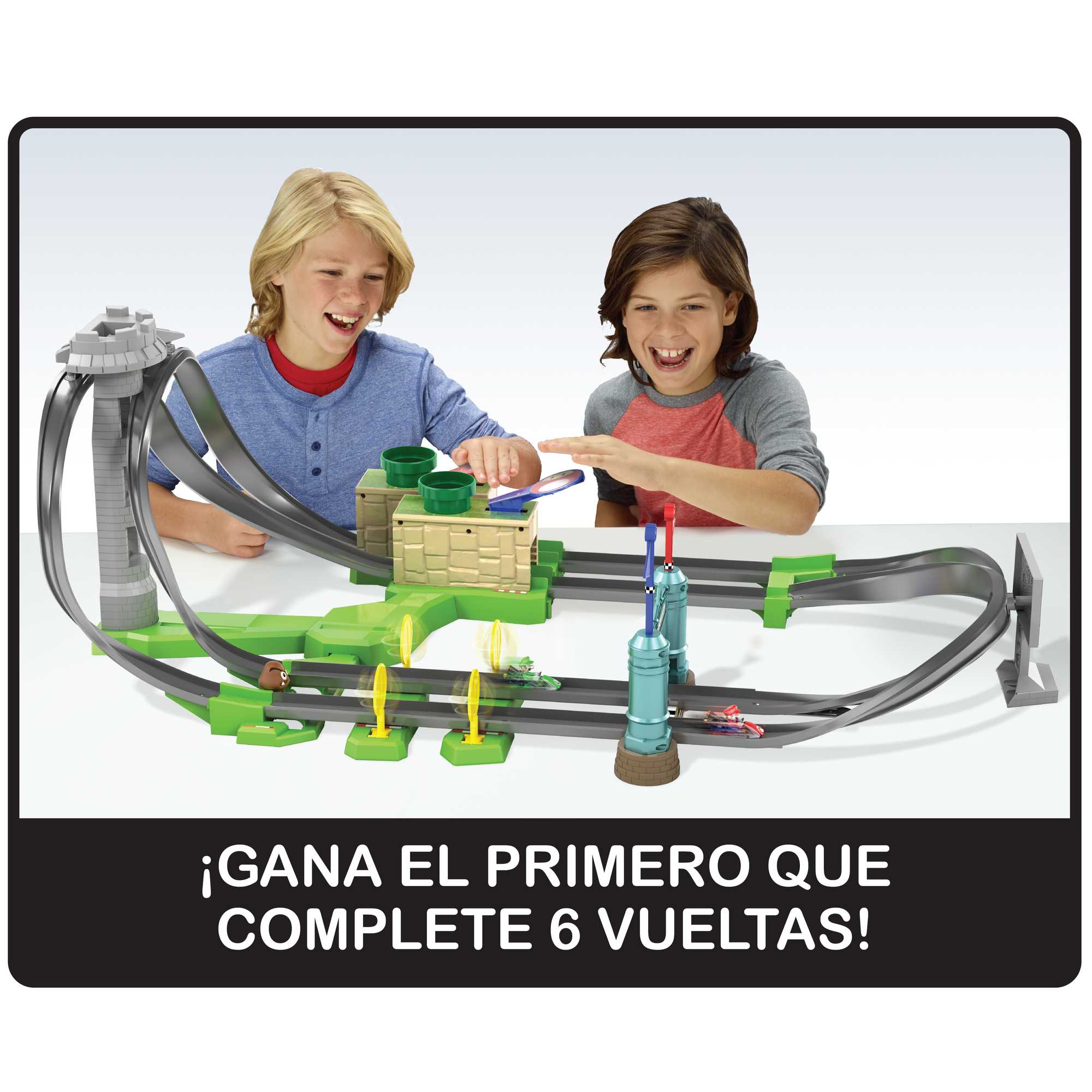 Hot Wheels Mario Kart Pista de Juguete De Circuito Largo - Image 2
