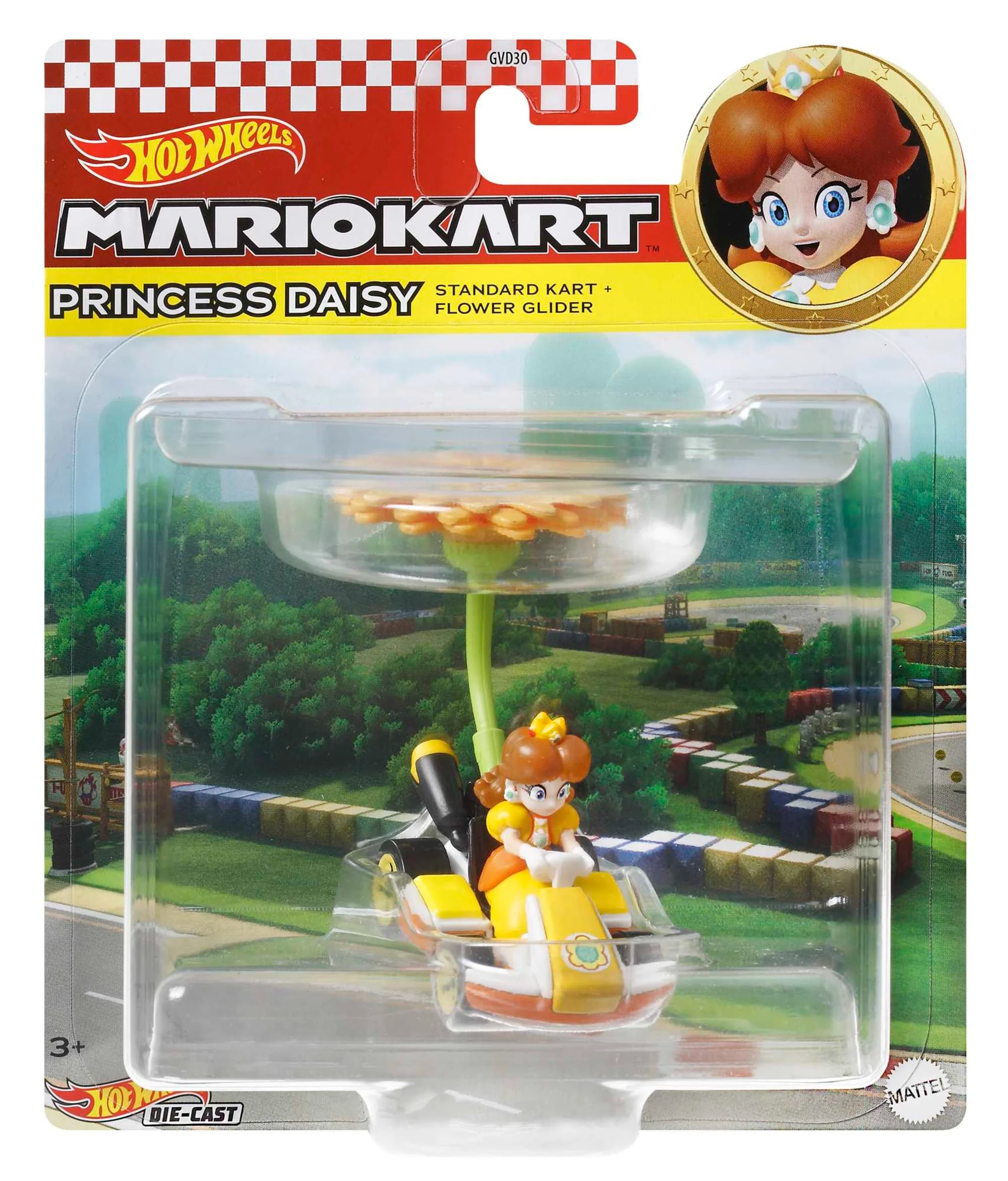 Hot Wheels Mario Kart Princess Daisy Standard Kart - Image 5