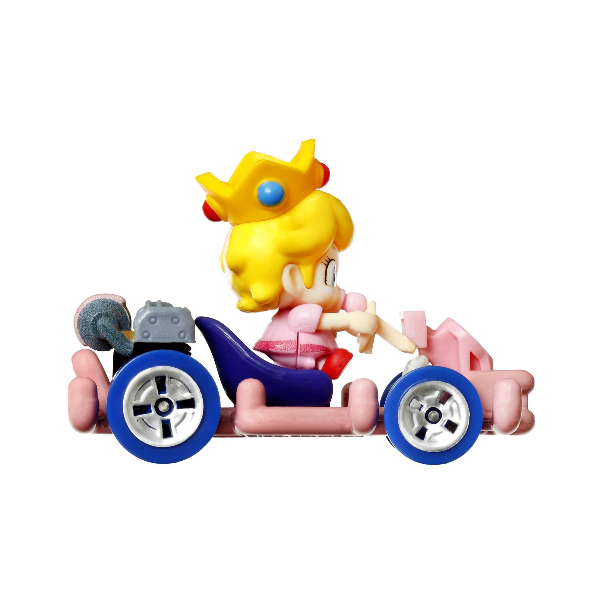 Hot Wheels Mario Kart Vehículo de Juguete Baby Peach Pipe Frame - Image 4