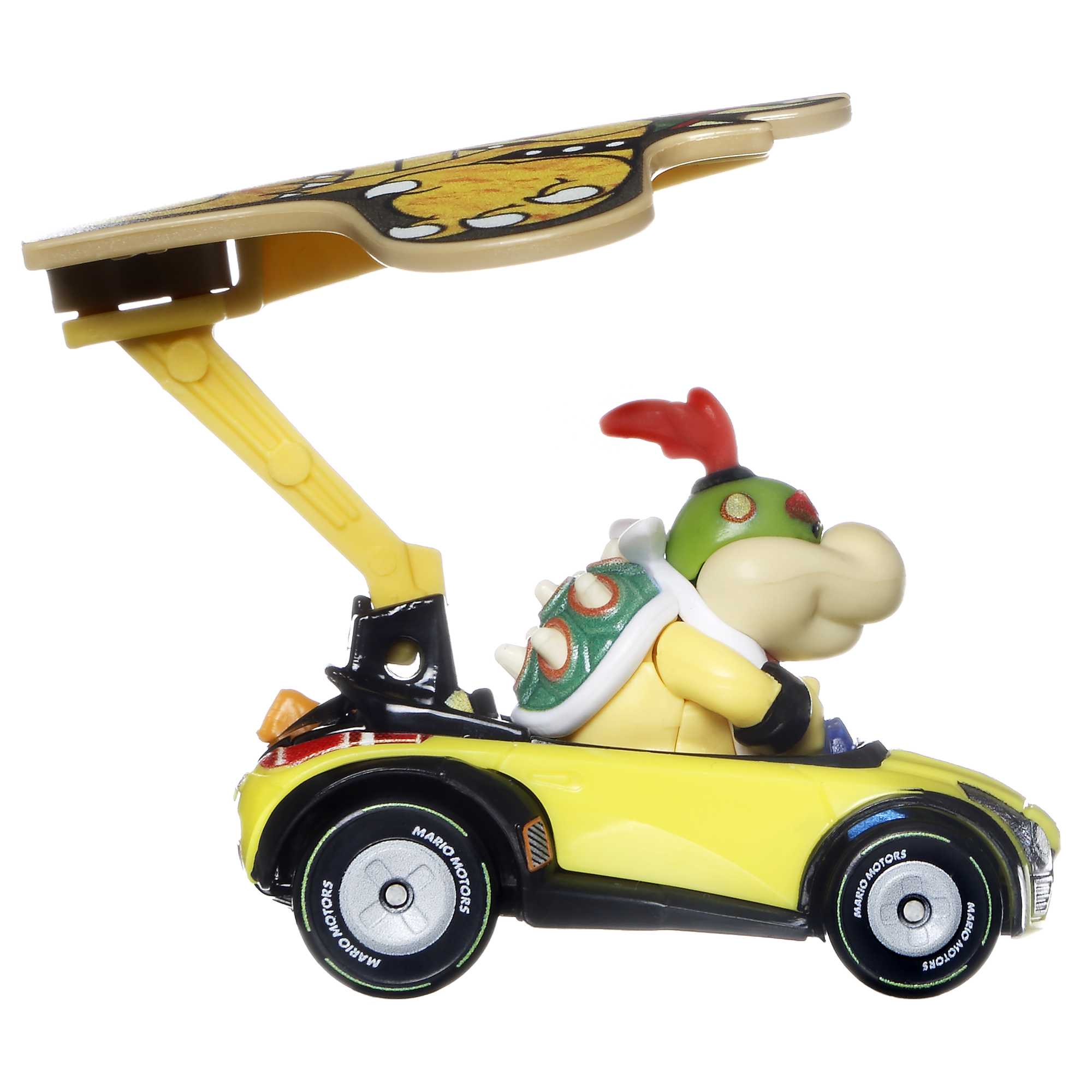 Hot Wheels Mario Kart Vehículo de Juguete Bowser Jr Sports Coupe con Bowser Kite - Image 3