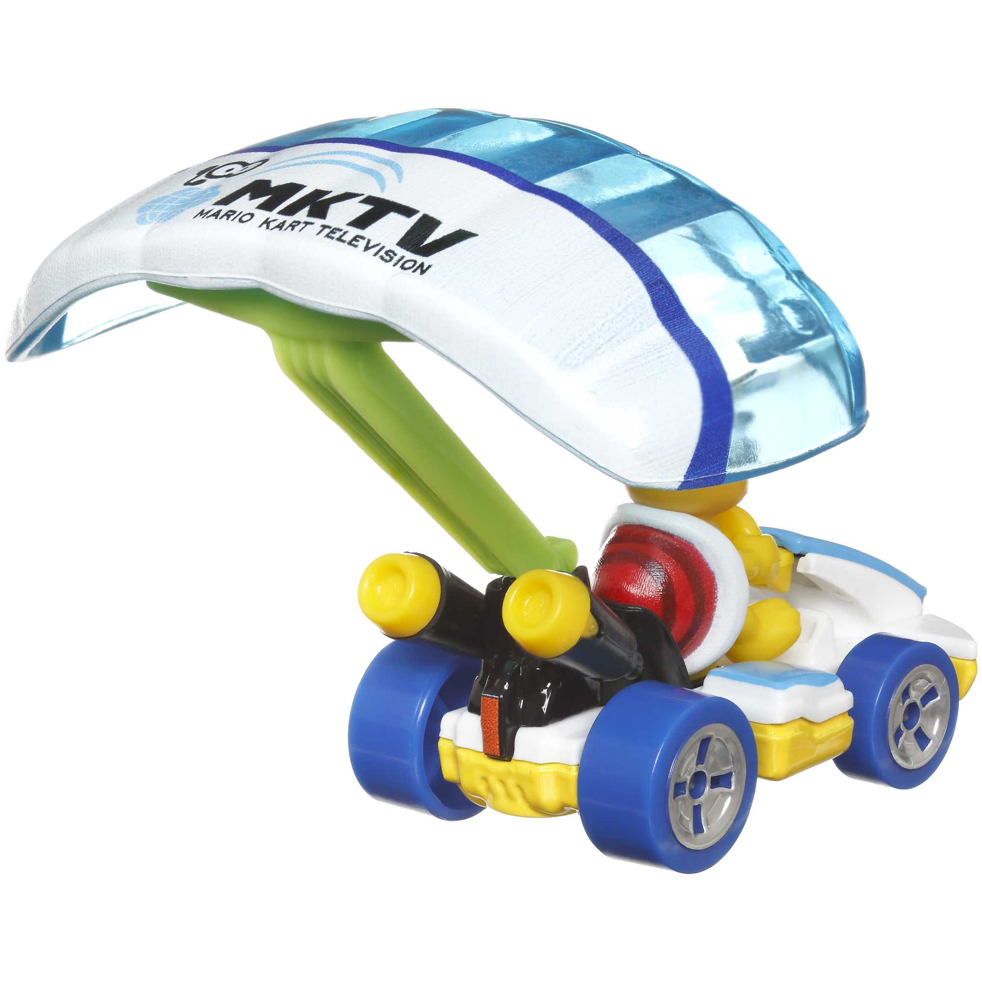 Hot Wheels Mario Kart Vehículo de Juguete Lakitu Estándar Kart con Cloud Glider - Image 3