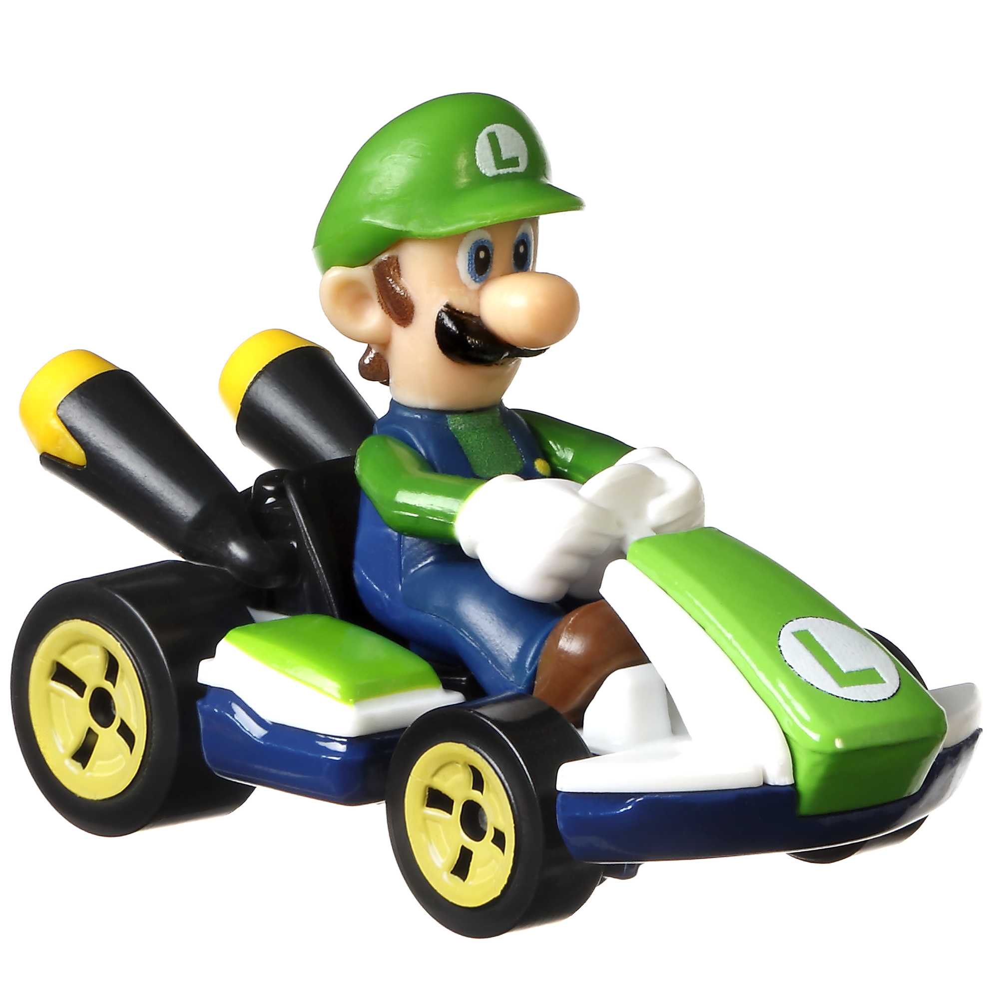 Hot Wheels Mario Kart Vehículo de Juguete Paquete de 4 con Mario, Donkey Kong, Luigi y Dry Bones - Image 2