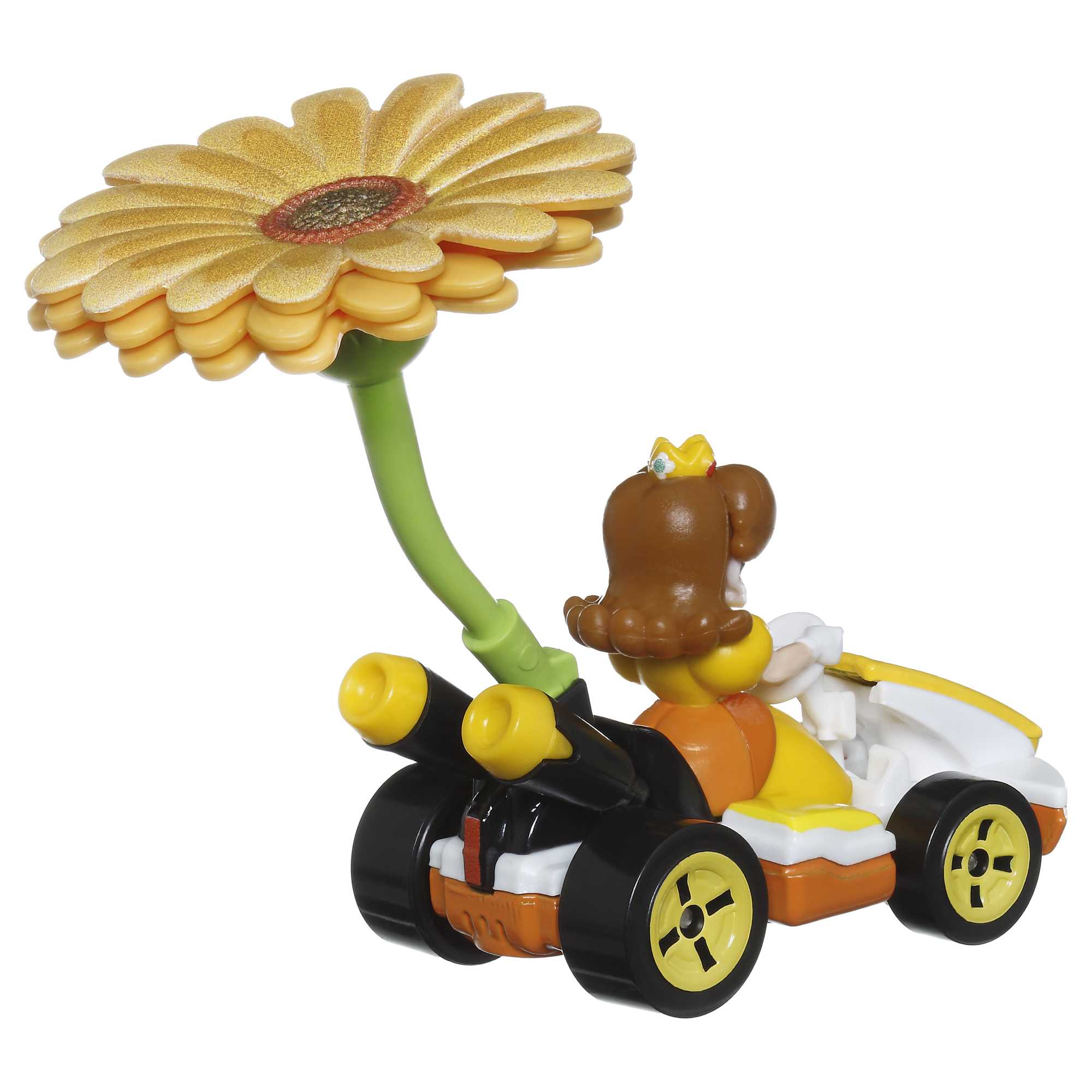 Hot Wheels Mario Kart Vehículo de Juguete Princesa Dasiy Estándar Kart con Flower Glider - Image 4
