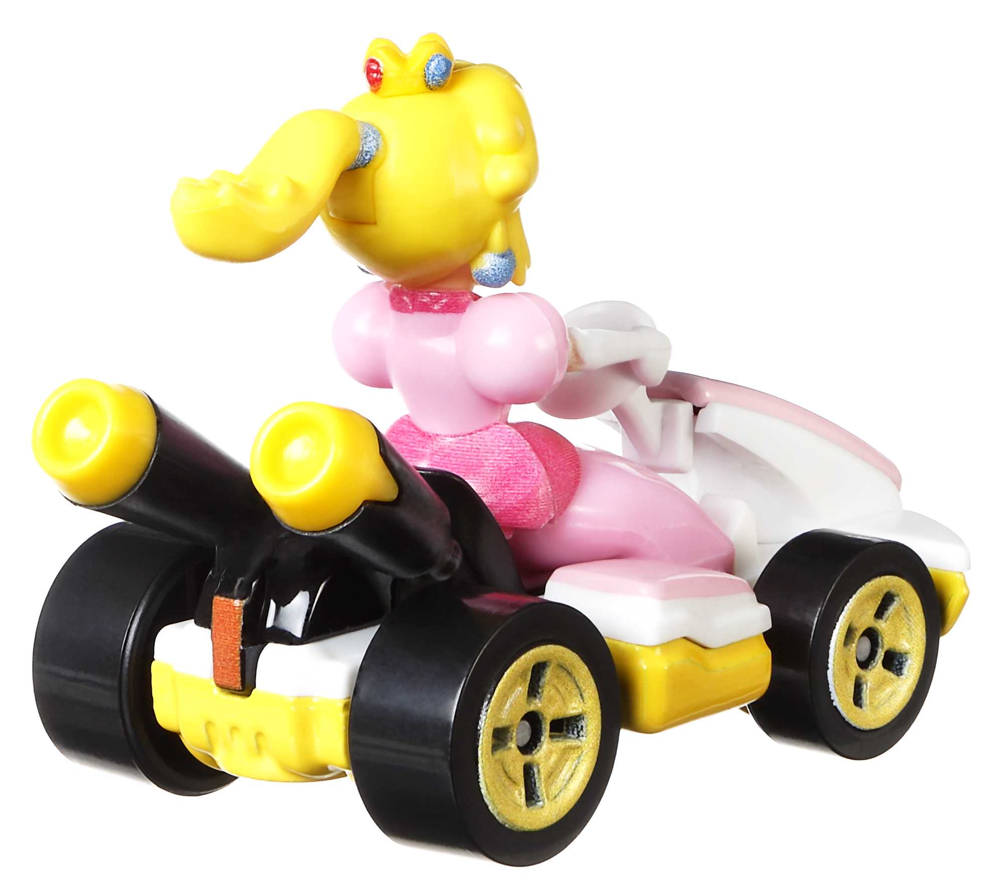 Hot Wheels Mario Kart Vehículo de Juguete Princesa Peach Estándar Kart - Image 4