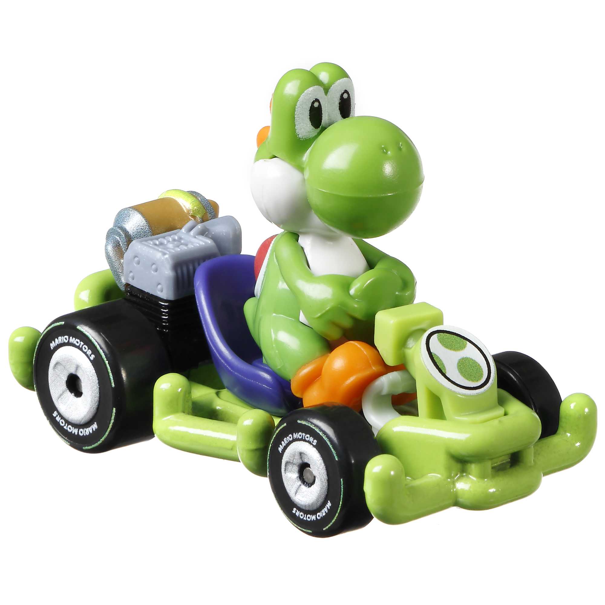 Hot Wheels Mario Kart Vehículo de Juguete Yoshi Pipe Frame - Image 2