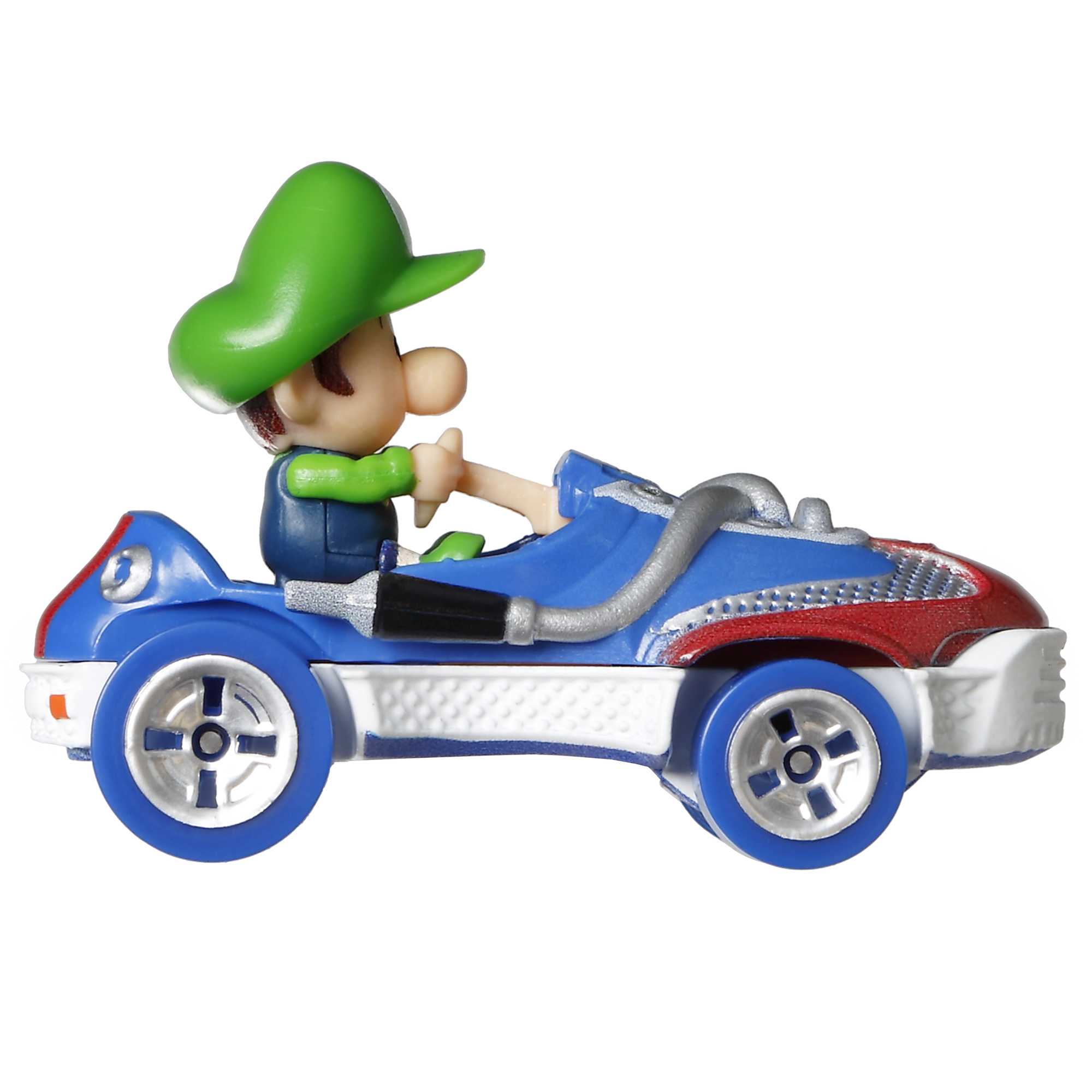 Hot Wheels Mario Kart Veículo de Brinquedo Baby Luigi Sneeker - Image 2