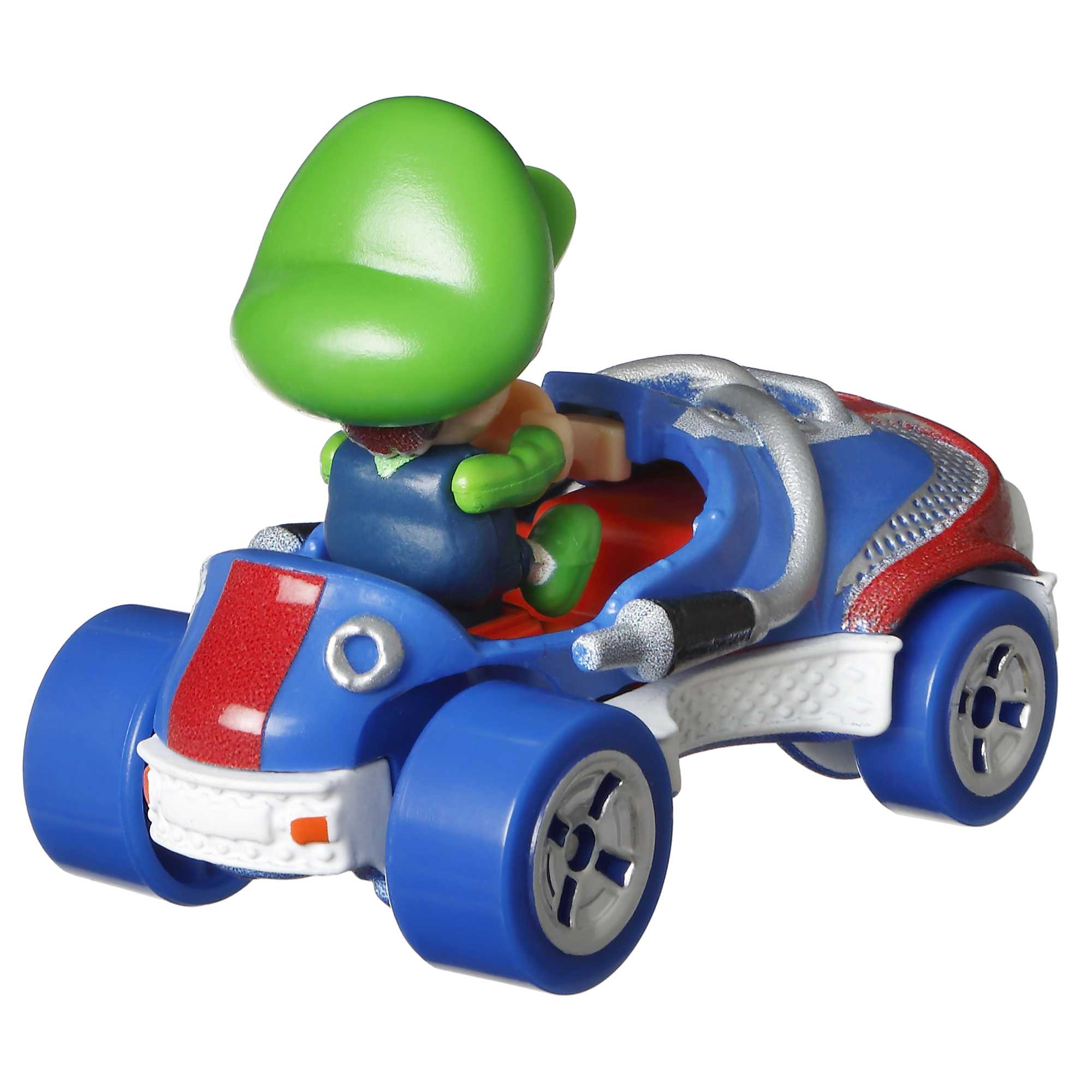 Hot Wheels Mario Kart Veículo de Brinquedo Baby Luigi Sneeker - Image 3