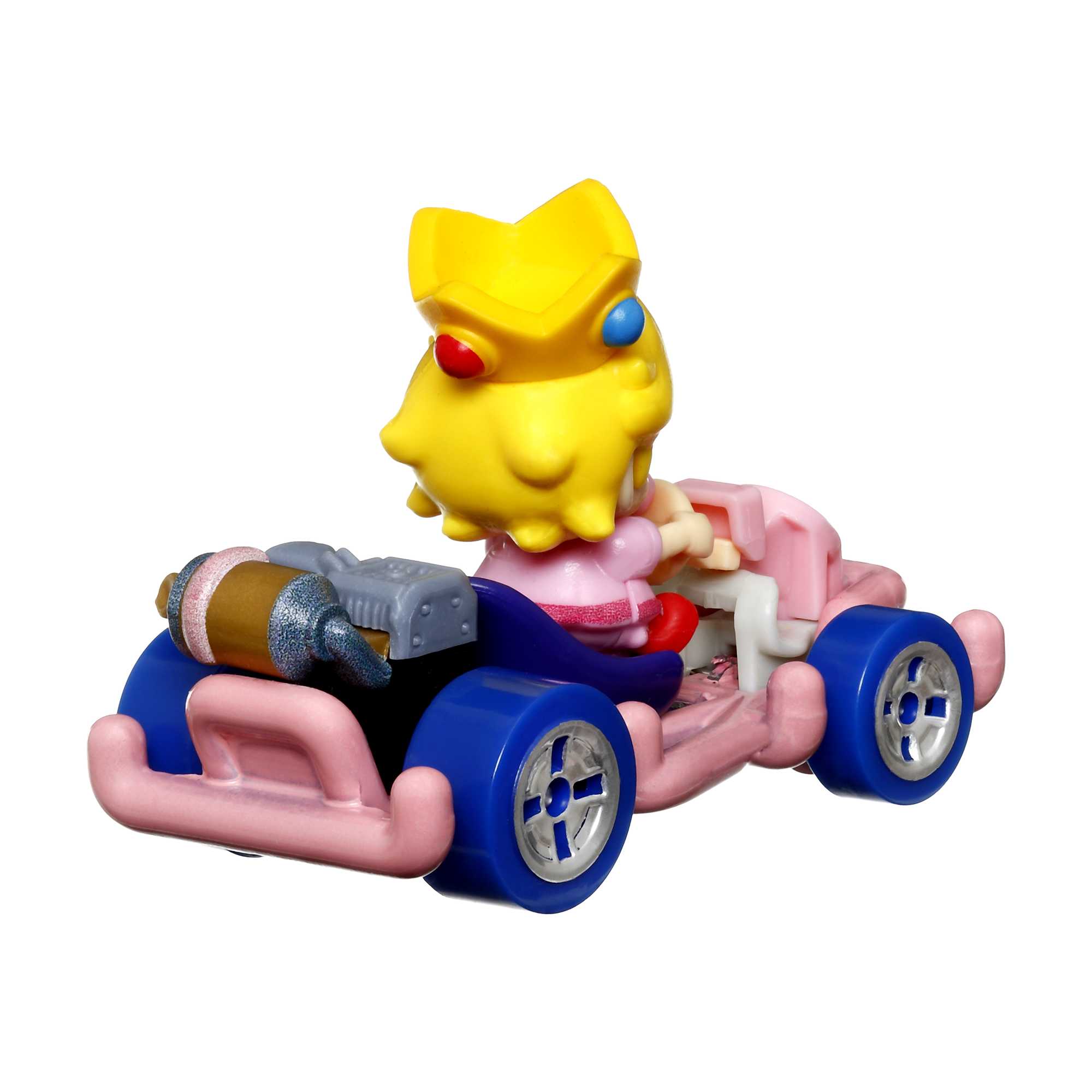 Hot Wheels Mario Kart Veículo de Brinquedo Baby Peach Pipe Frame - Image 3