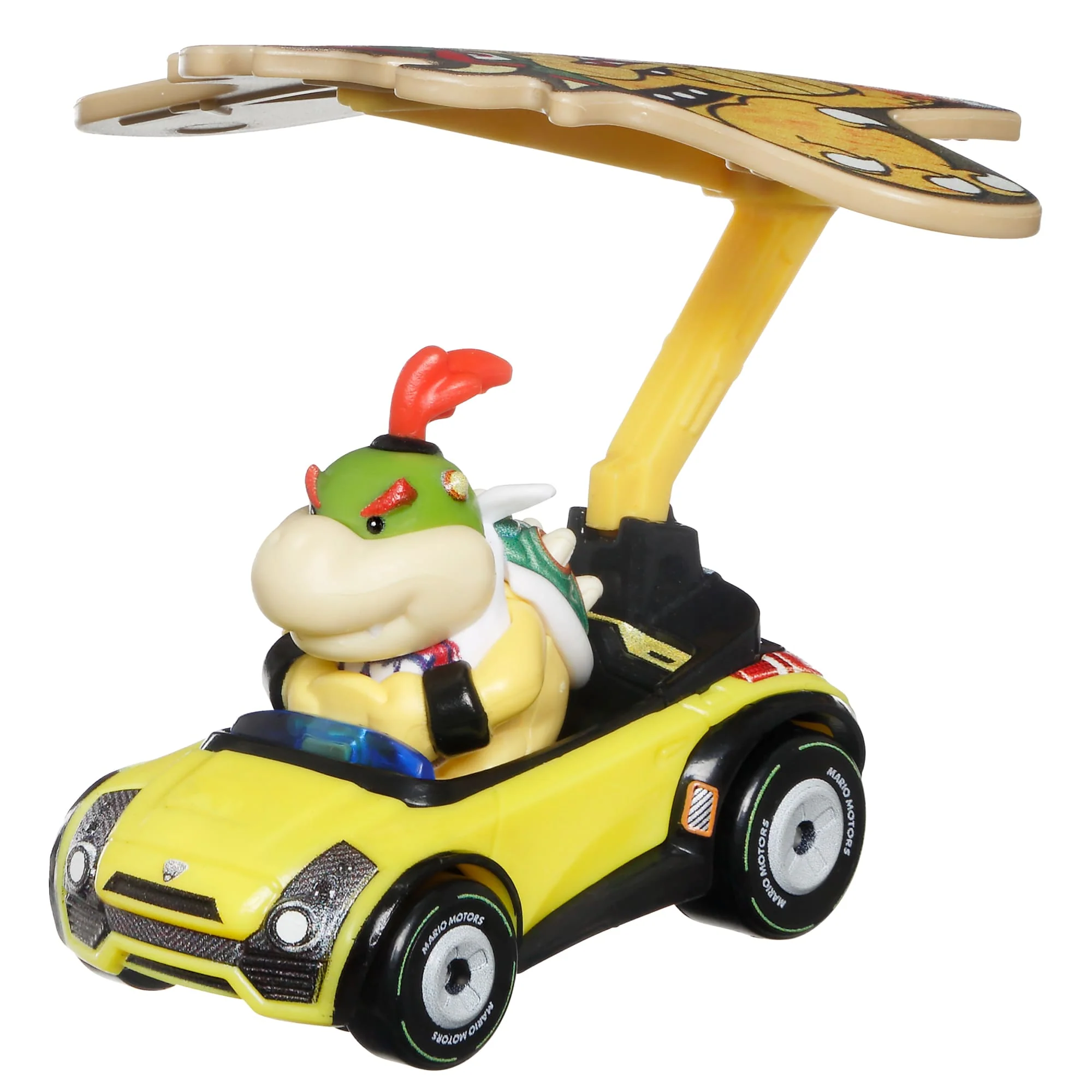 Hot Wheels Mario Kart Veículo de Brinquedo Bowser Jr Sports Coupe com Paraquedas - Image 2