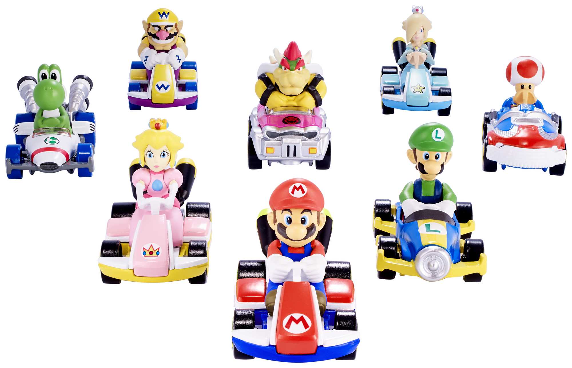 Hot Wheels Mario Kart Veículo de Brinquedo Kart Padrão Wario - Image 5