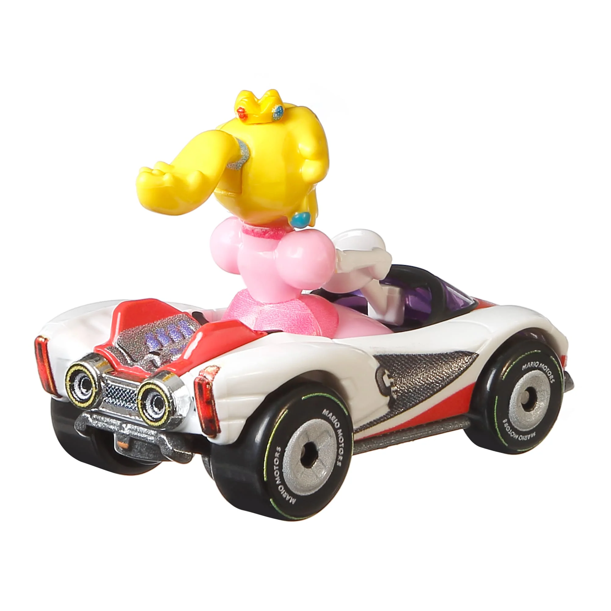 Hot Wheels Mario Kart Veículo de Brinquedo Princesa Peach - Image 3