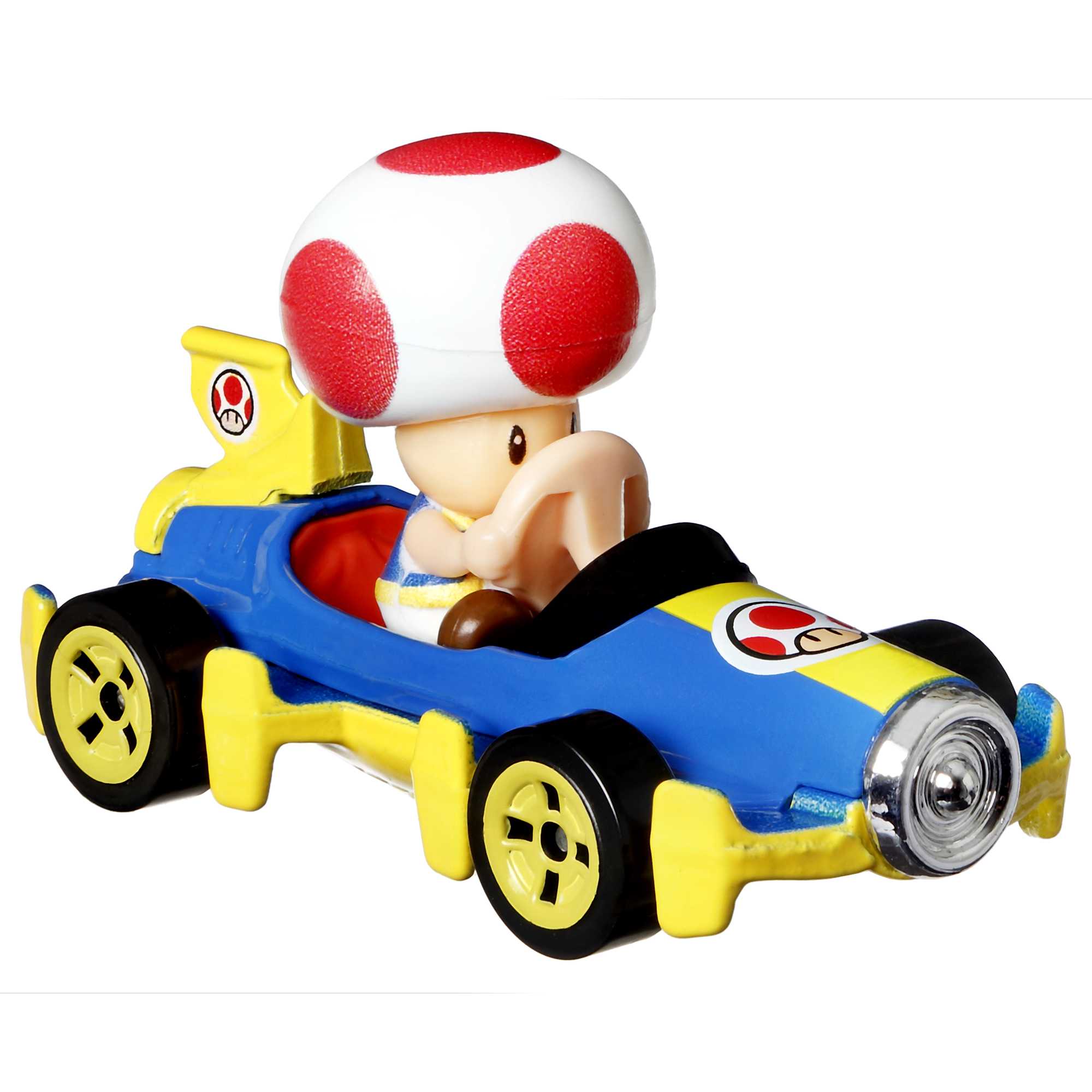 Hot Wheels Mario Kart Veículo de Brinquedo Toad Mach 8 - Image 4