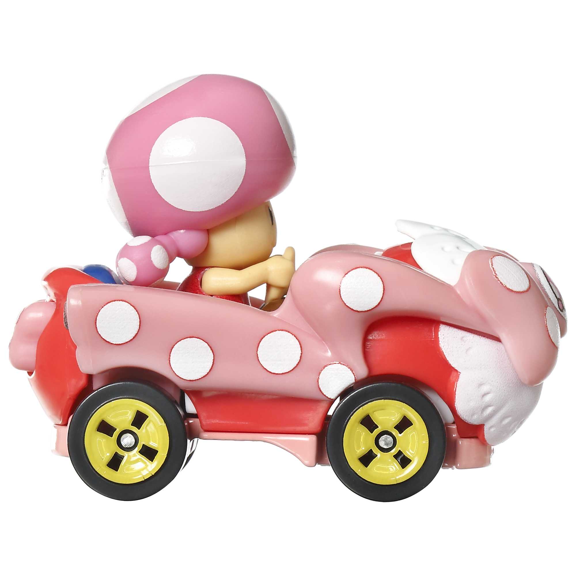 Hot Wheels Mario Kart Veículo de Brinquedo Toadette Birthday Girl - Image 2