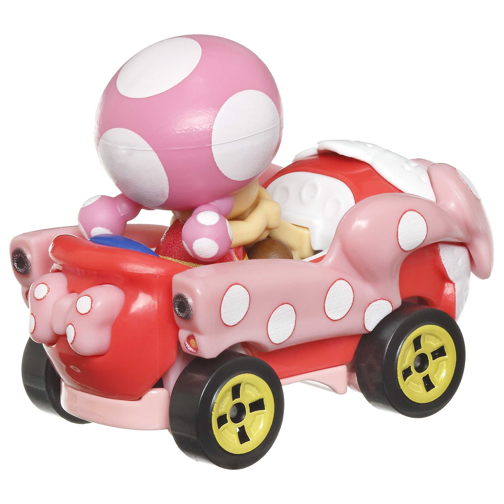 Hot Wheels Mario Kart Veículo de Brinquedo Toadette Birthday Girl - Image 4
