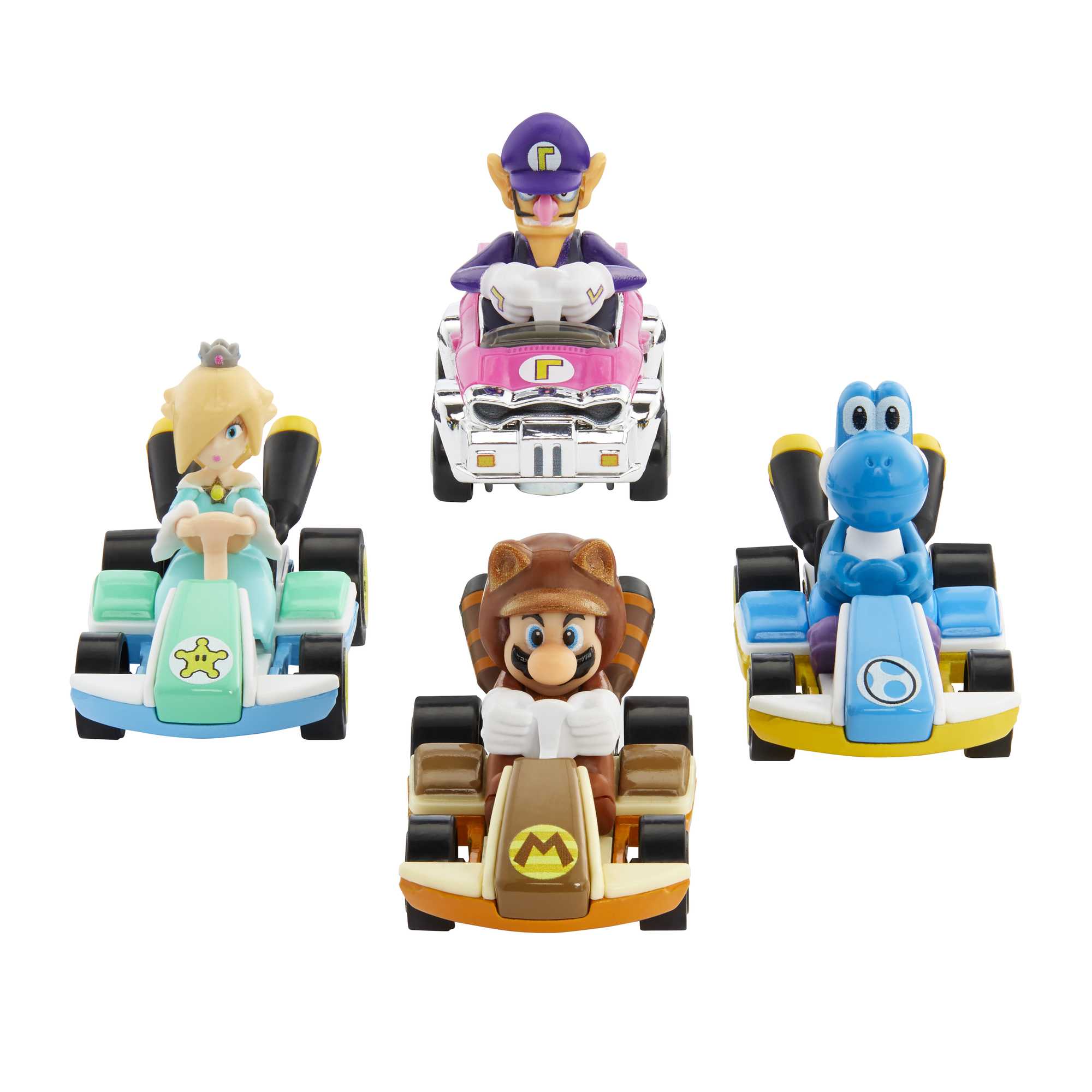 Hot Wheels Mario Kart Veículo de Brinquedo Waluigi Badwagon - Image 4