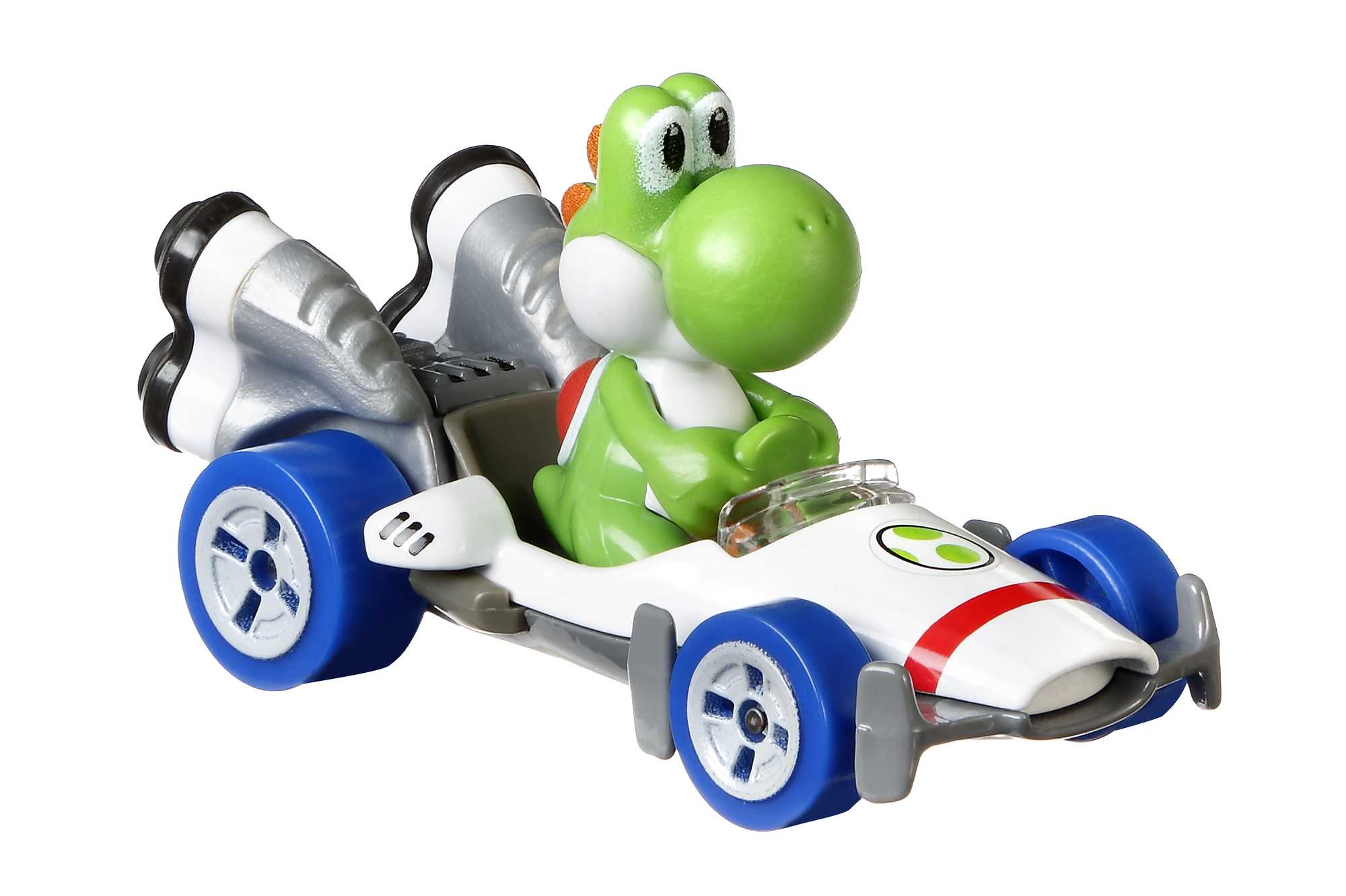 Hot Wheels Mario Kart Veículo de Brinquedo Yoshi B-Dasher - Image 2