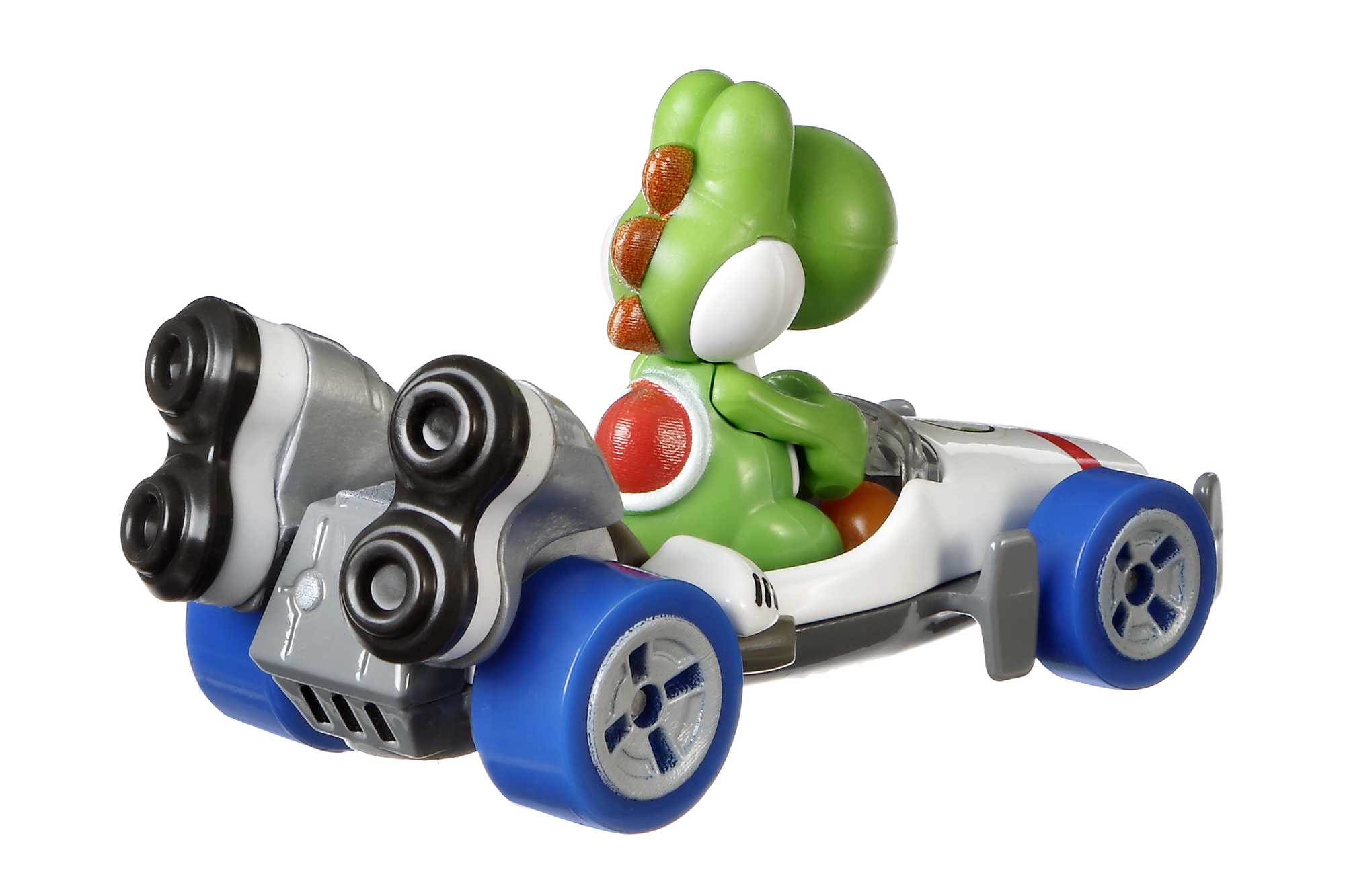 Hot Wheels Mario Kart Veículo de Brinquedo Yoshi B-Dasher - Image 3