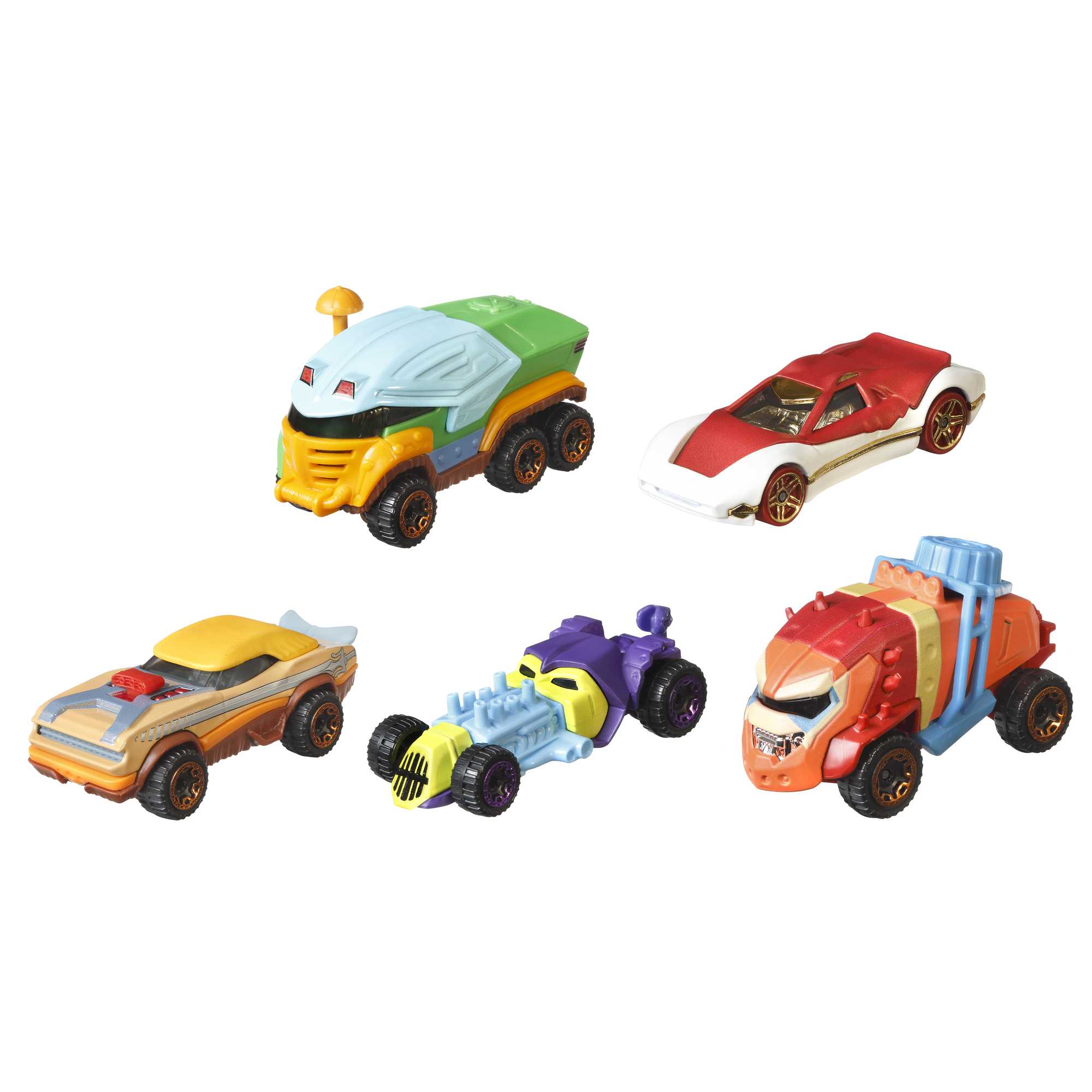 Hot Wheels Masters Of the Universe Coffret de 5 Véhicules, 1:64 - Image 3