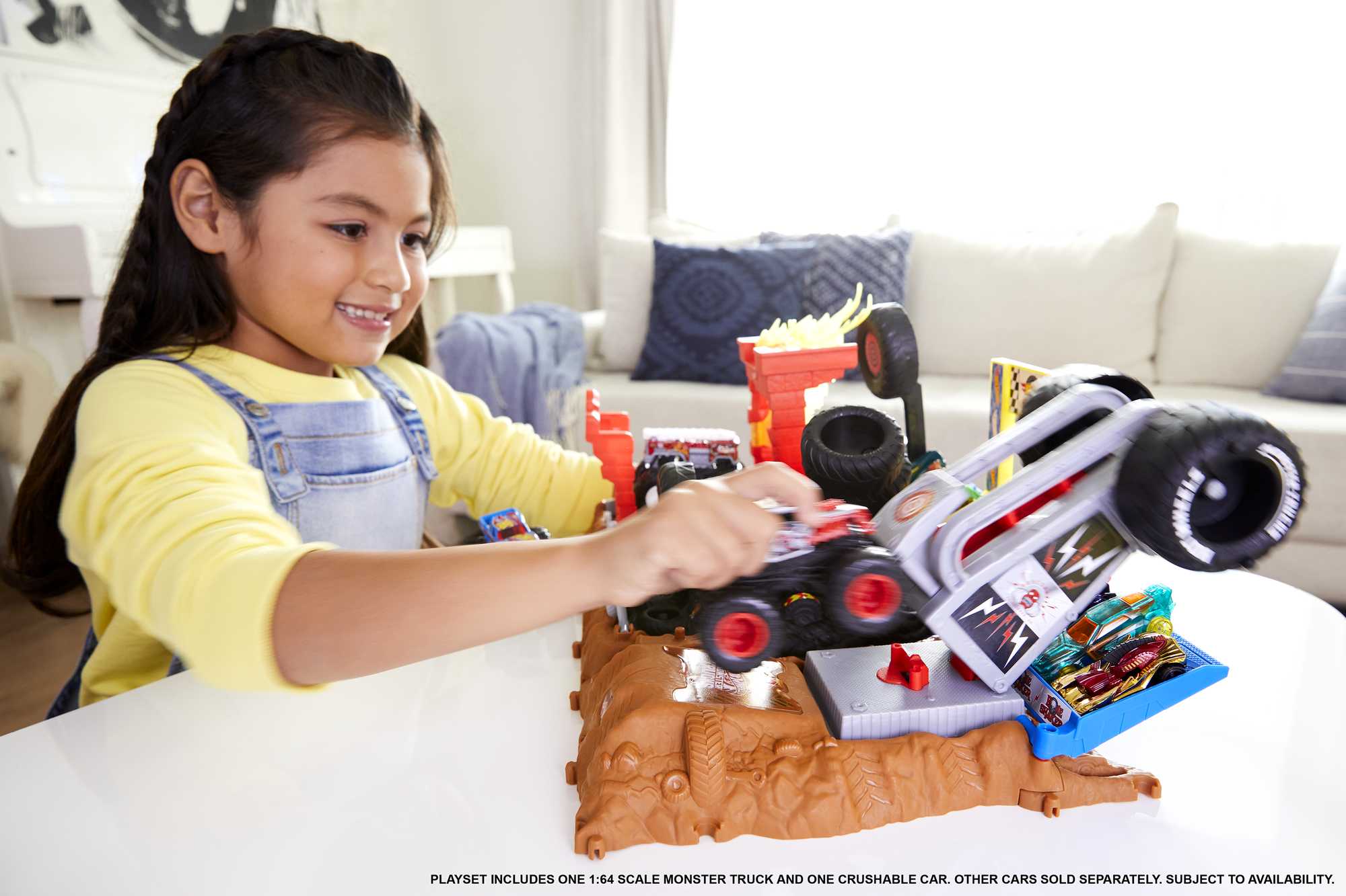 Hw Mt Arena Smashers Bone Shaker Coffret Défi Presse à Pneus - Image 2