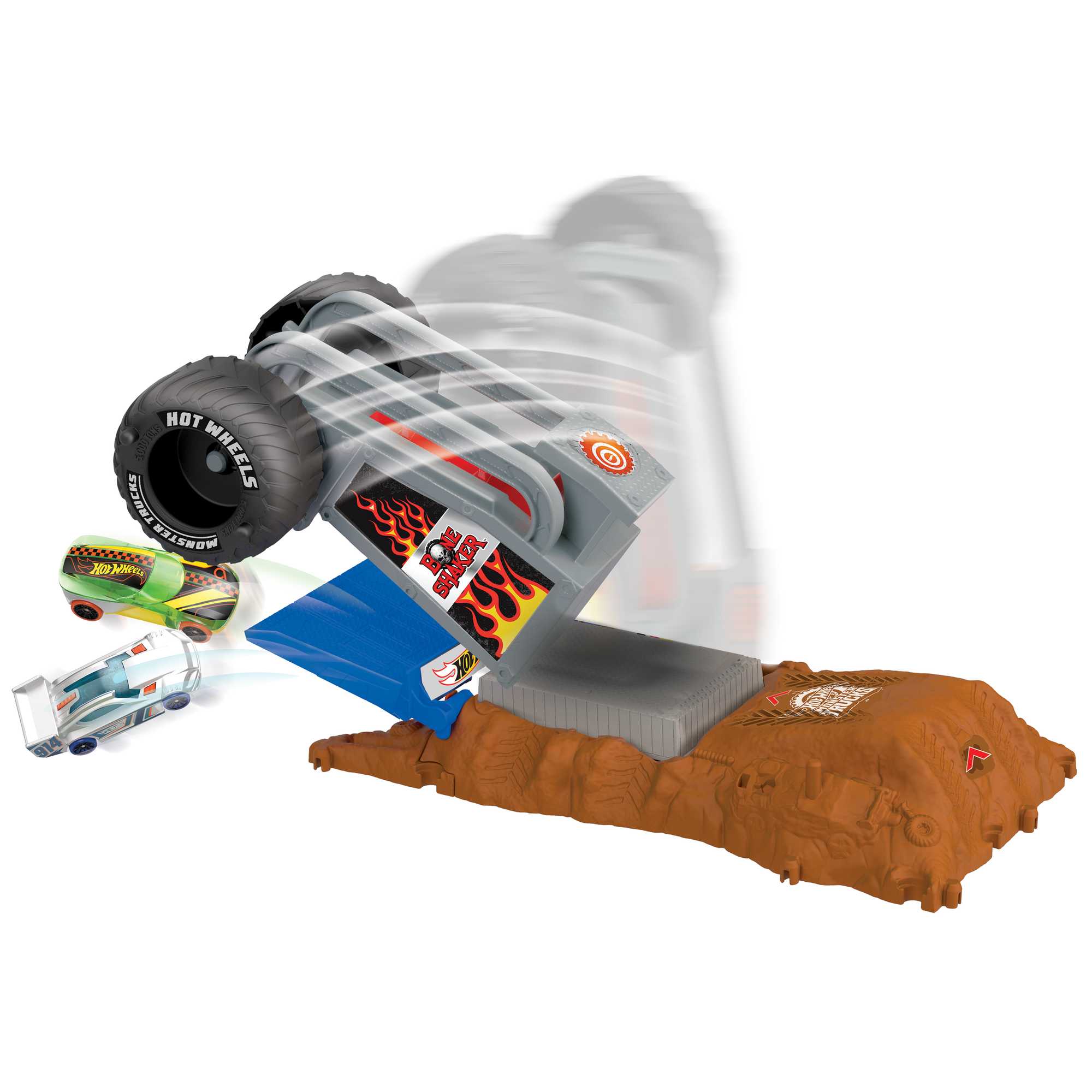 Hw Mt Arena Smashers Bone Shaker Coffret Défi Presse à Pneus - Image 4