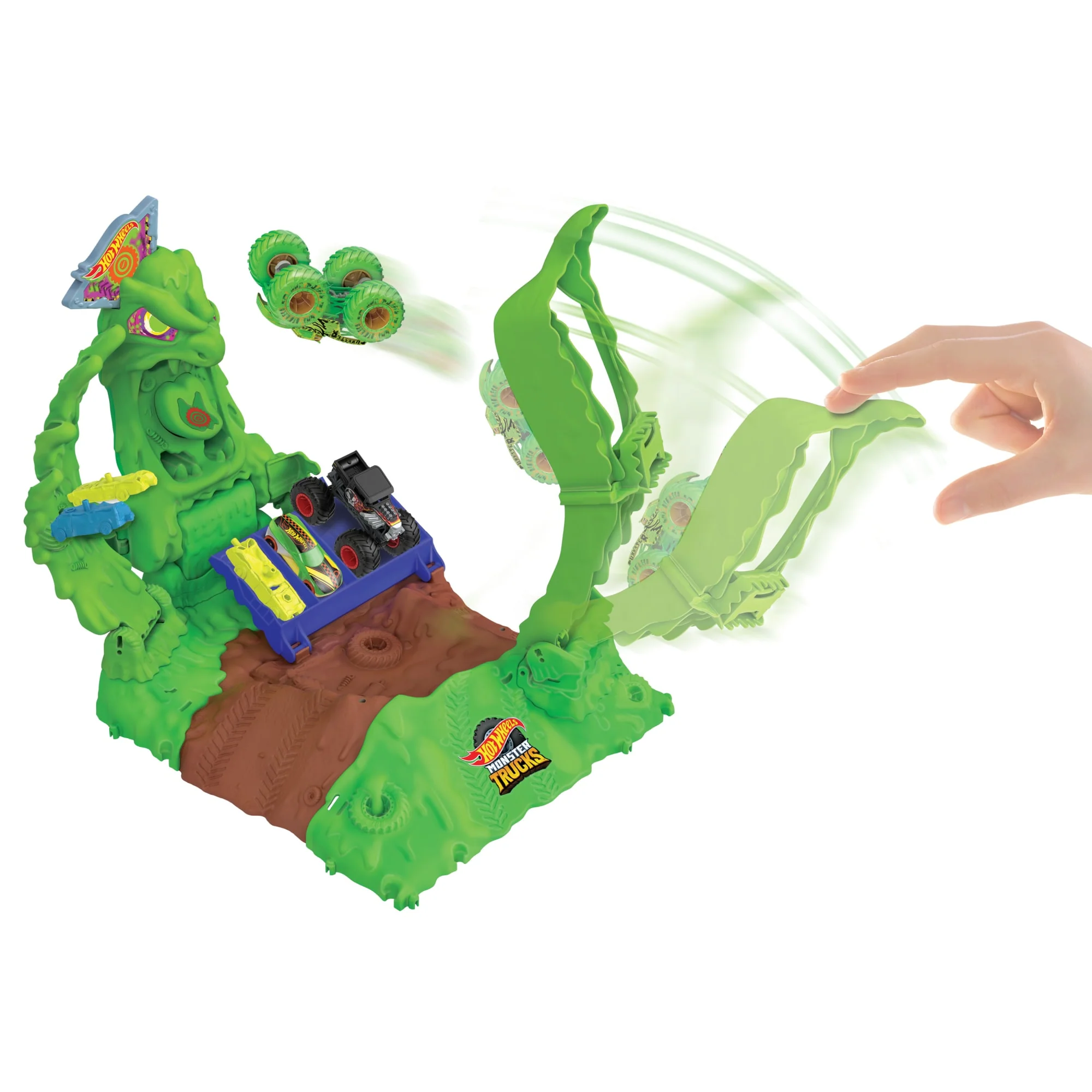Hot Wheels – Mt Arena Smashers Phosphorescent Coffret Gunkster - Image 3