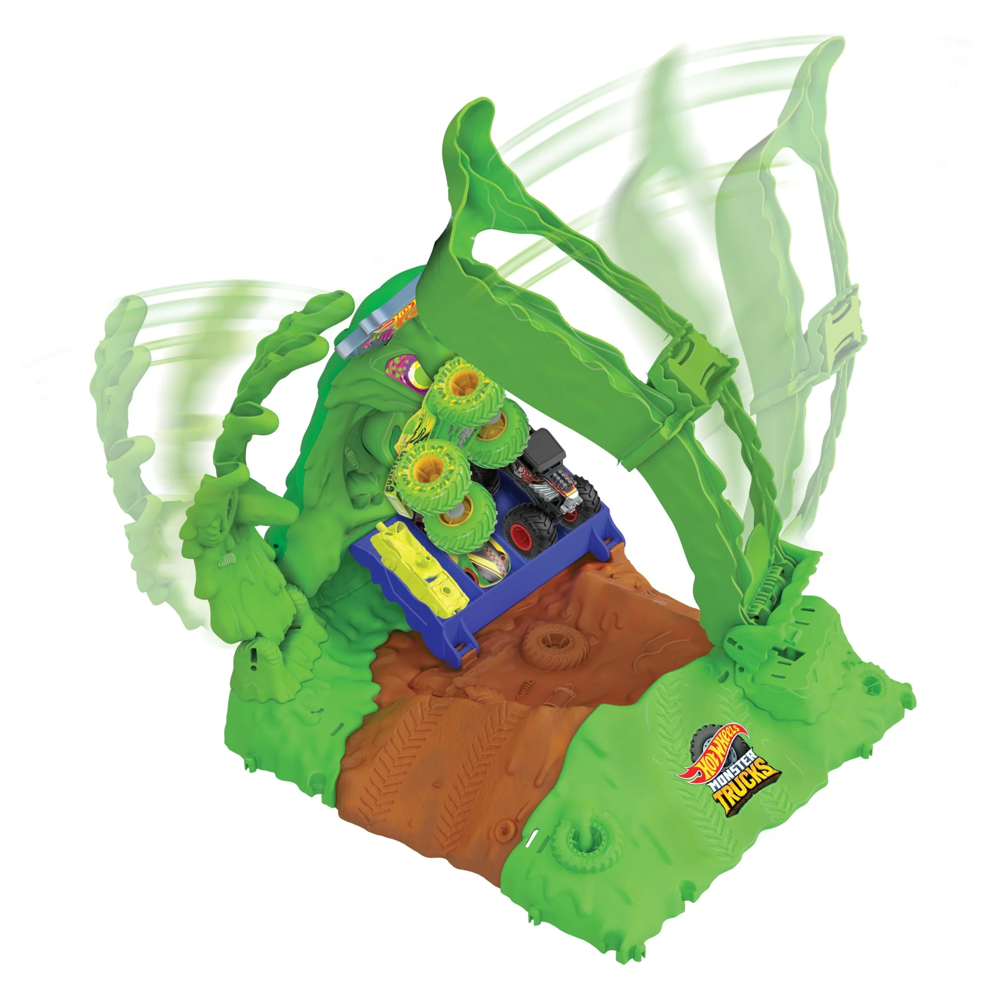Hot Wheels – Mt Arena Smashers Phosphorescent Coffret Gunkster - Image 5