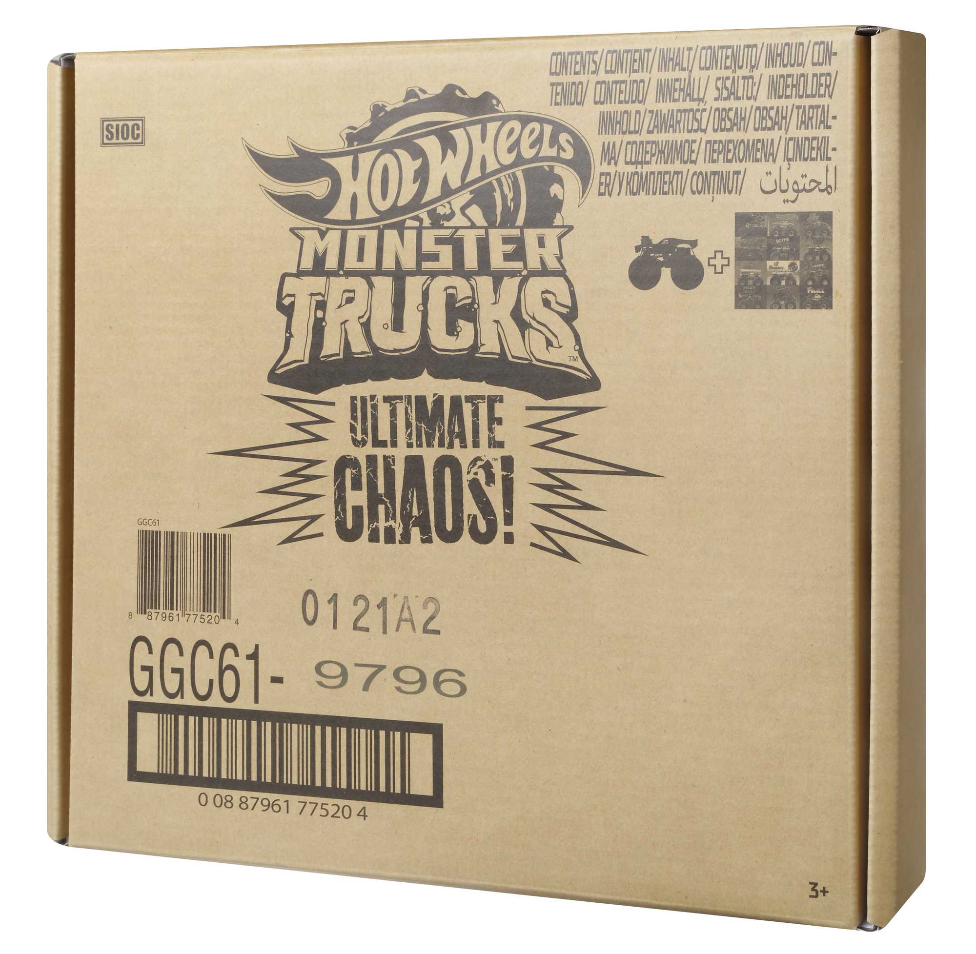Hot Wheels Monster Trucks Assortiment 12 Véhicules Chaos Ultime - Image 6