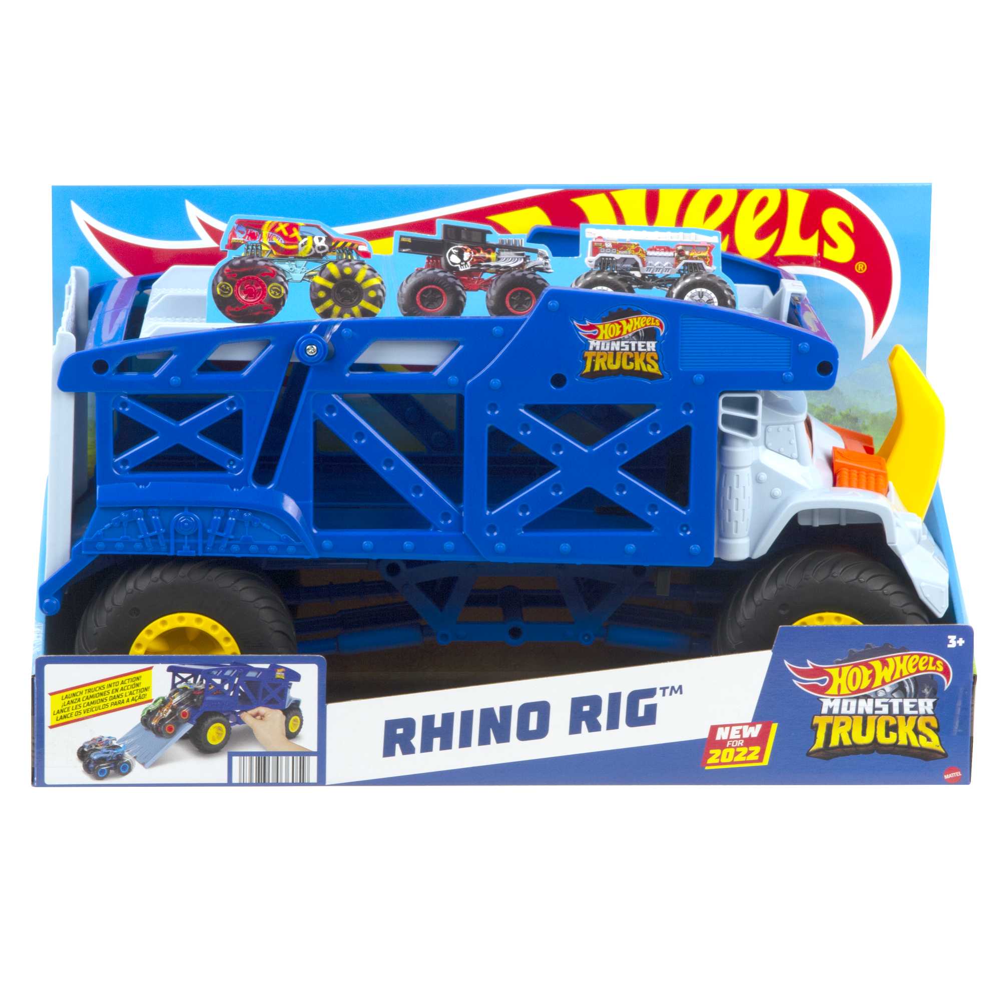 Hot Wheels  Monster Trucks  Rhino Transporteur Monstre - Image 6