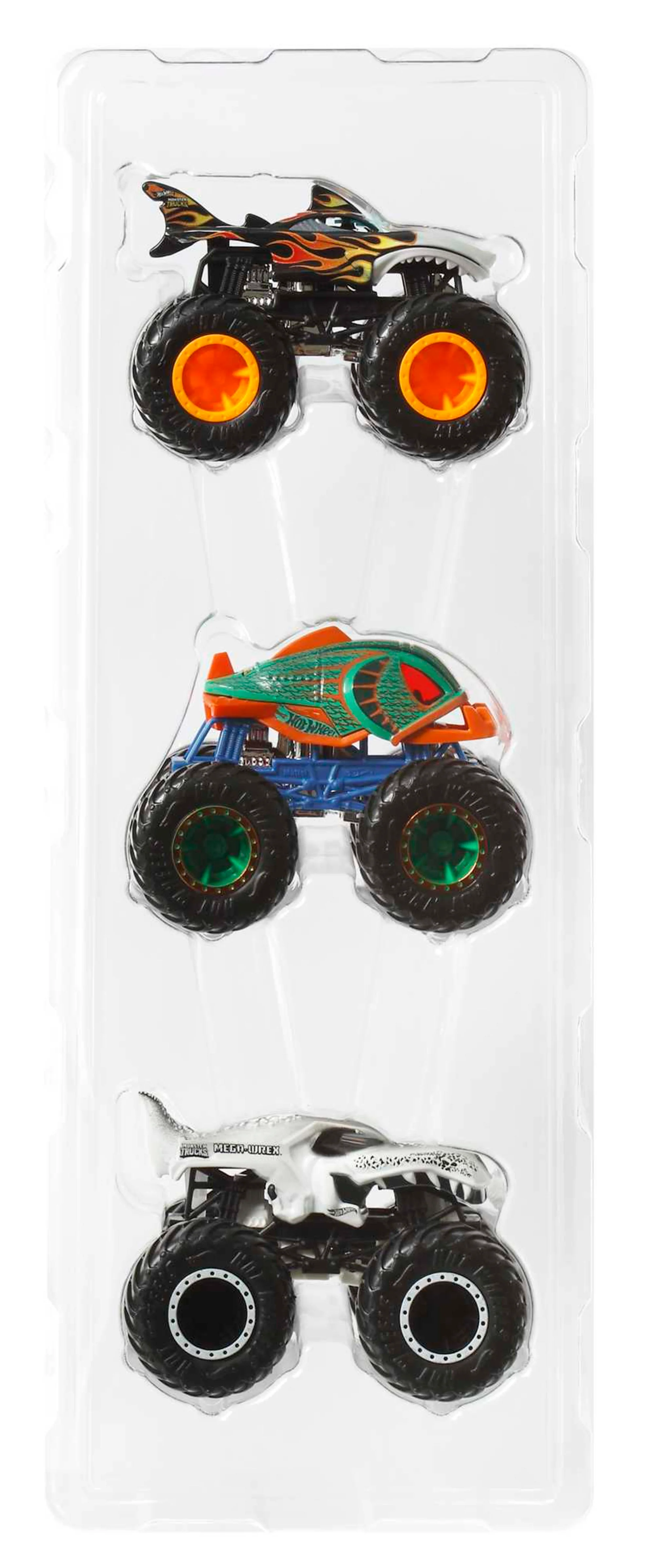 Hot Wheels Monster Trucks Creature 3-Pack, 3 Toy Trucks For Kids 3 Years Old & Up - Image 5