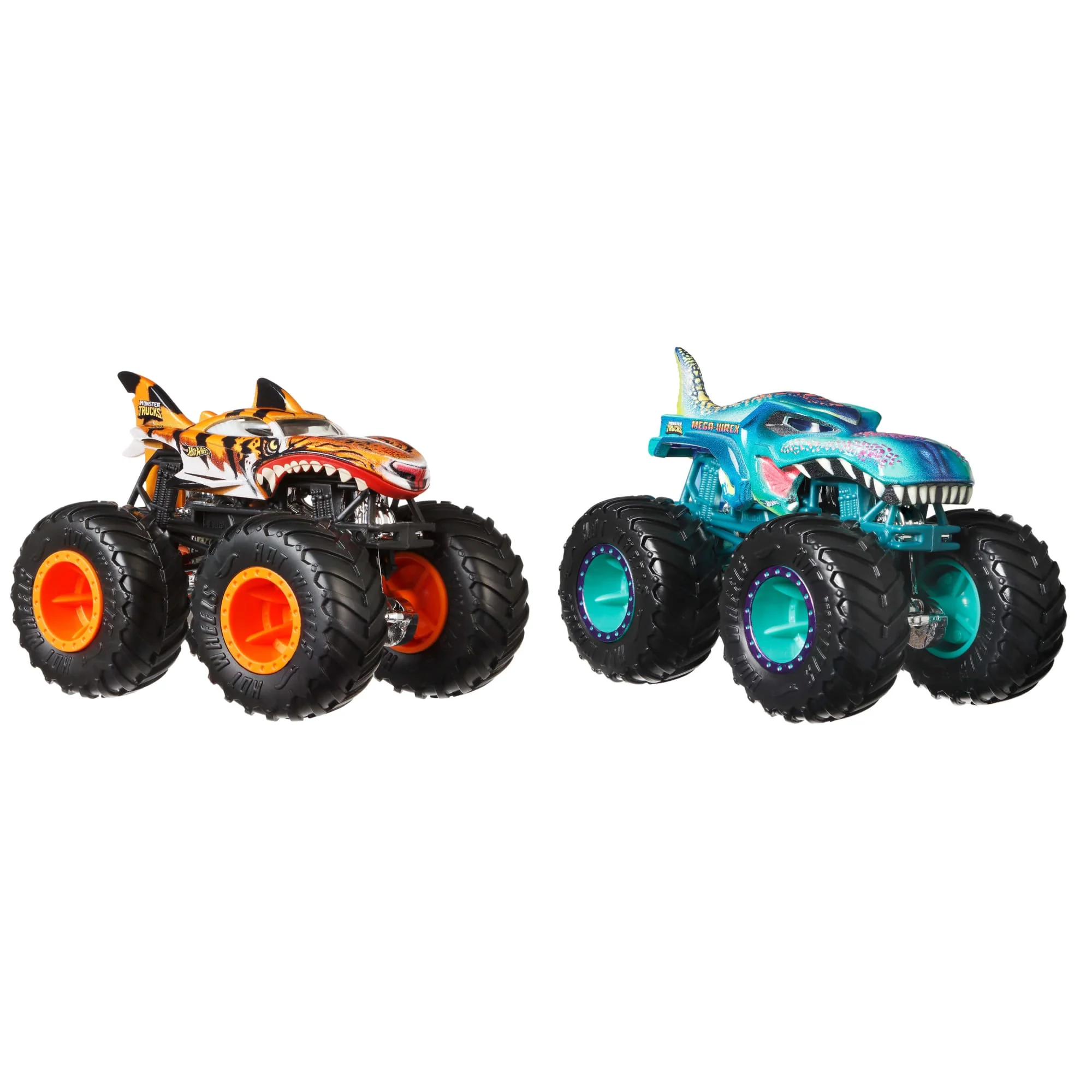 Hot Wheels Monster Trucks Demolition Doubles, 2-Pack Of 1:64 Scale Toy Trucks - Image 2
