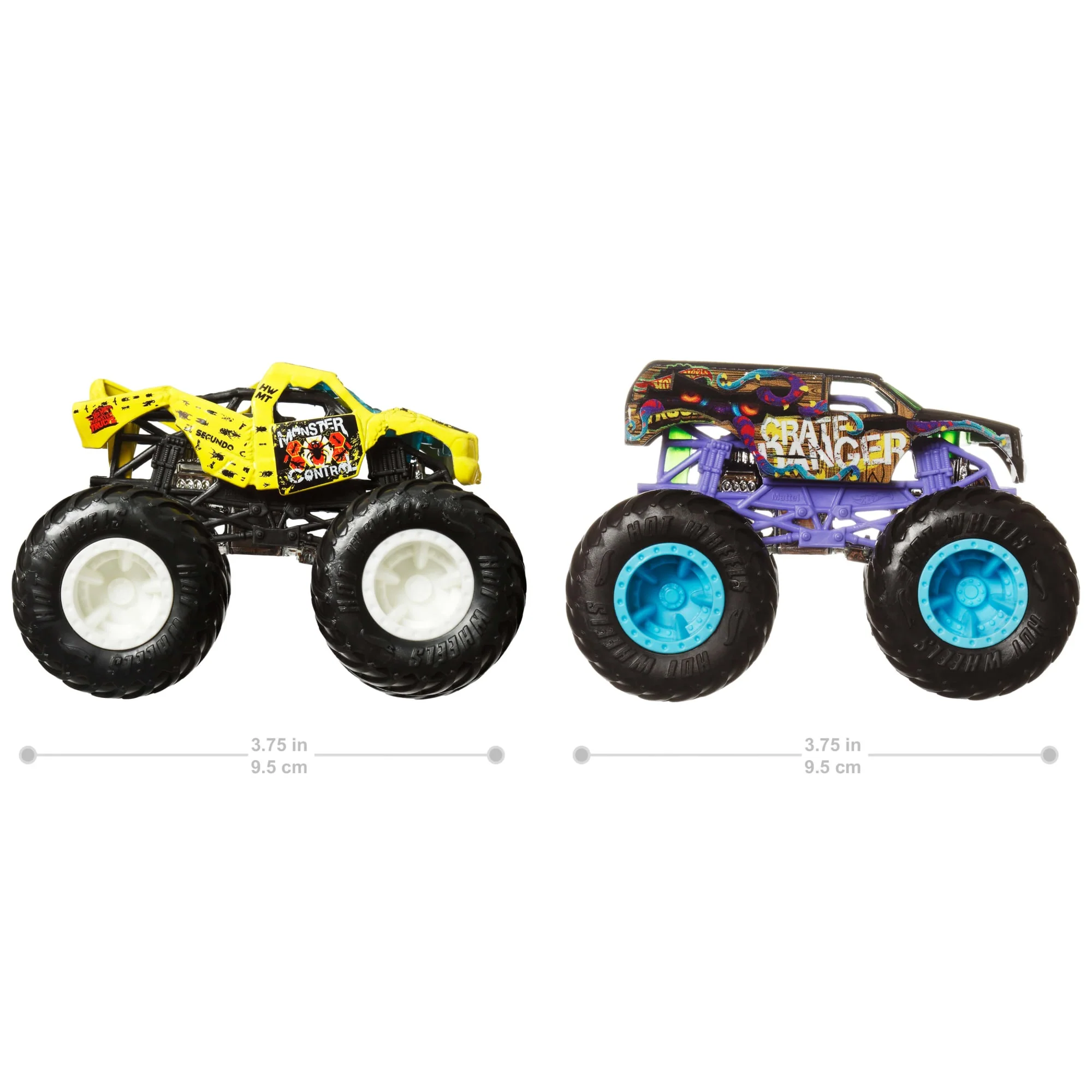 Hot Wheels Monster Trucks Demolition Doubles, 2-Pack Of 1:64 Scale Toy Trucks - Image 5