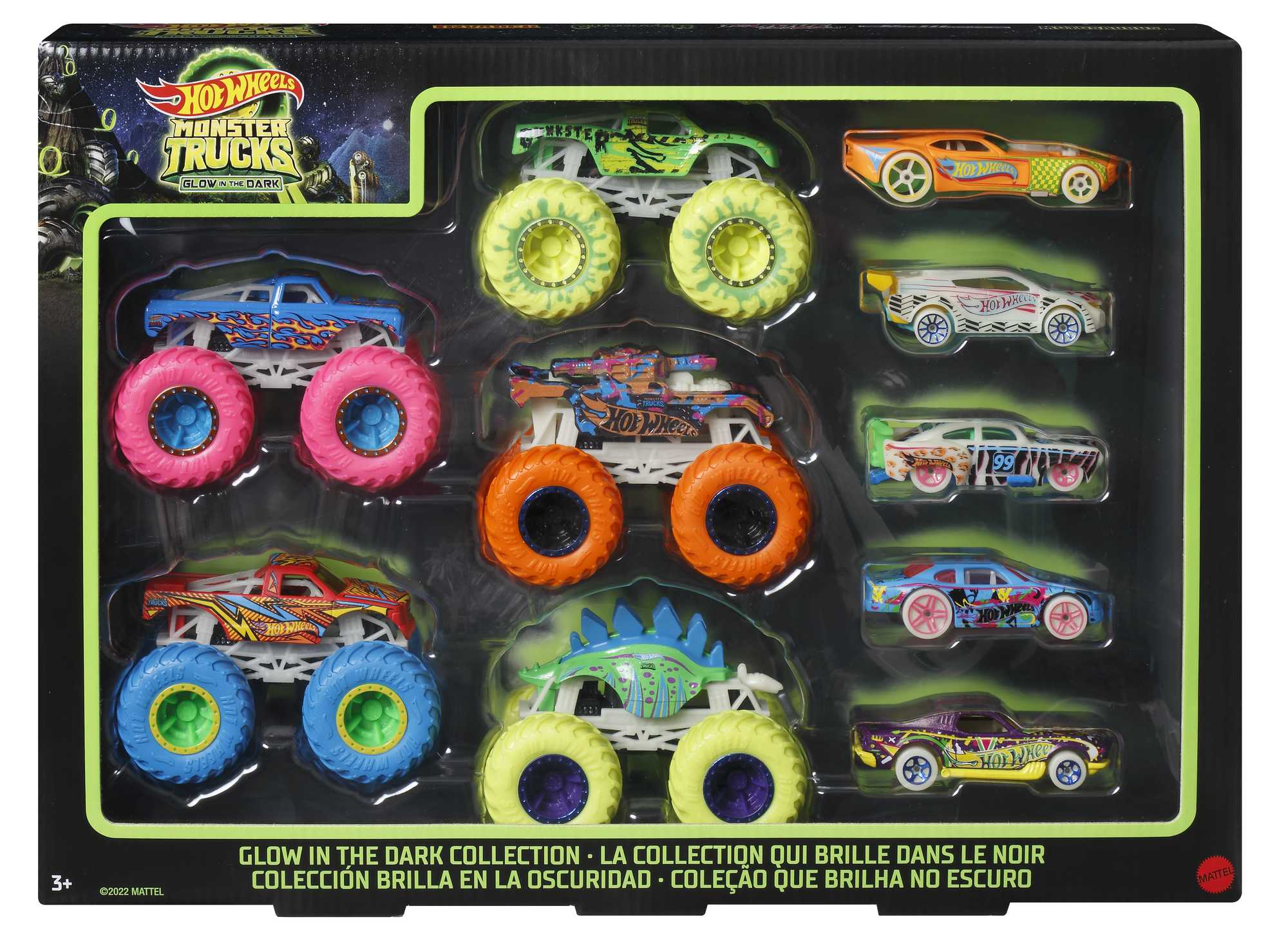 Hot Wheels Monster Trucks Glow in The Dark Collection - Image 6