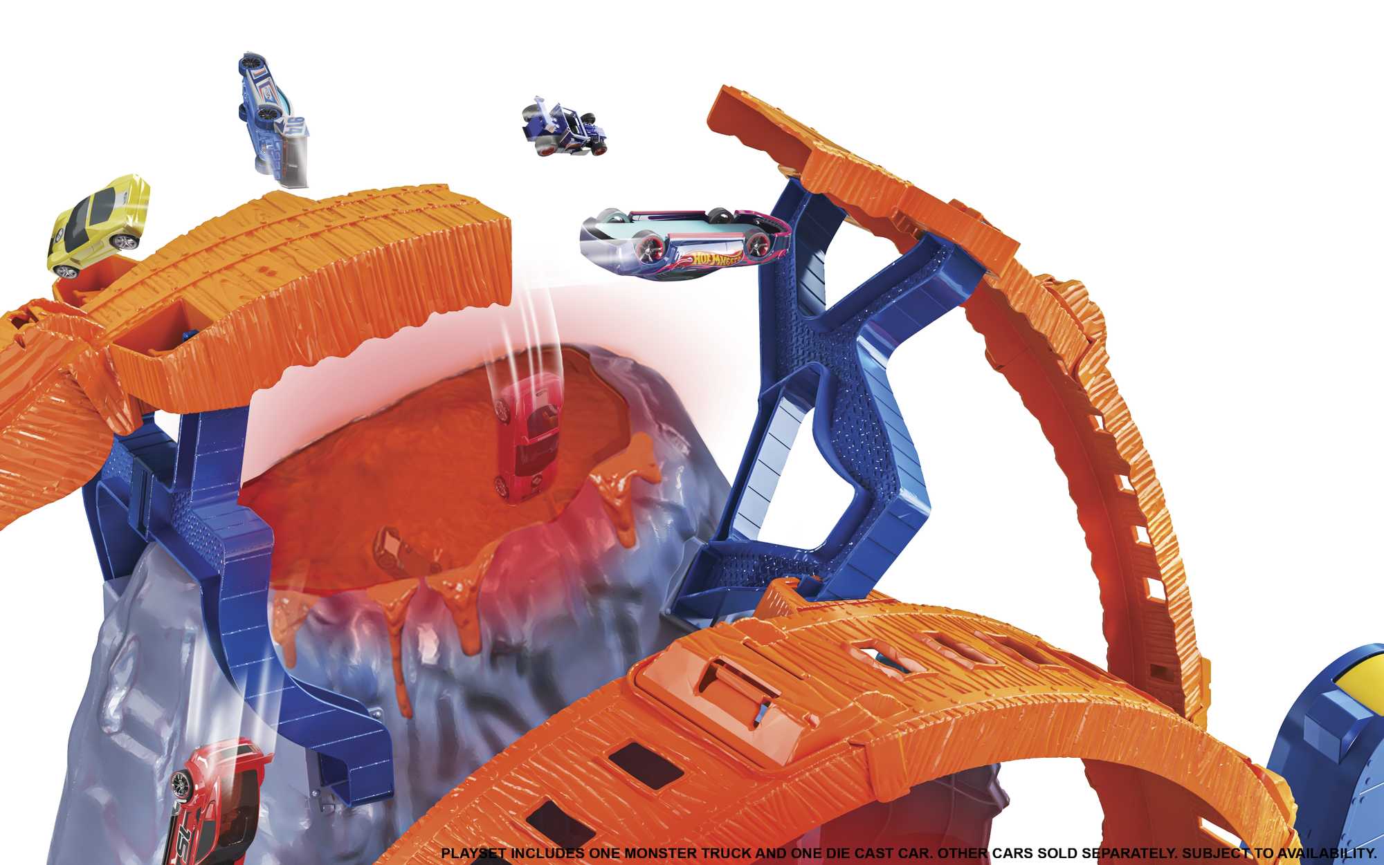 Hot Wheels Monster Trucks Le Volcan du T-Rex - Image 5