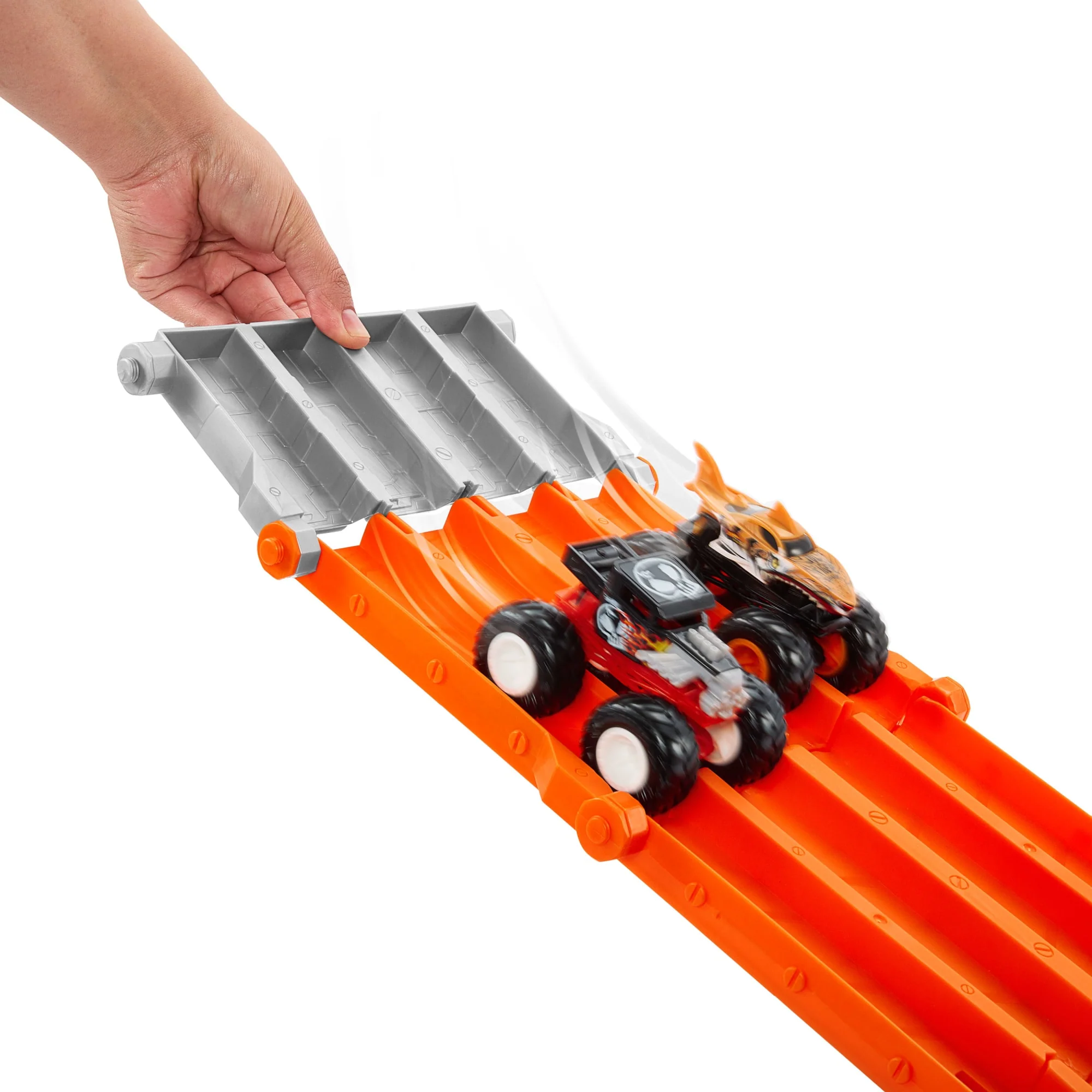 Hot Wheels Monster Trucks Pista de Brinquedo Corrida de Destruição - Image 3