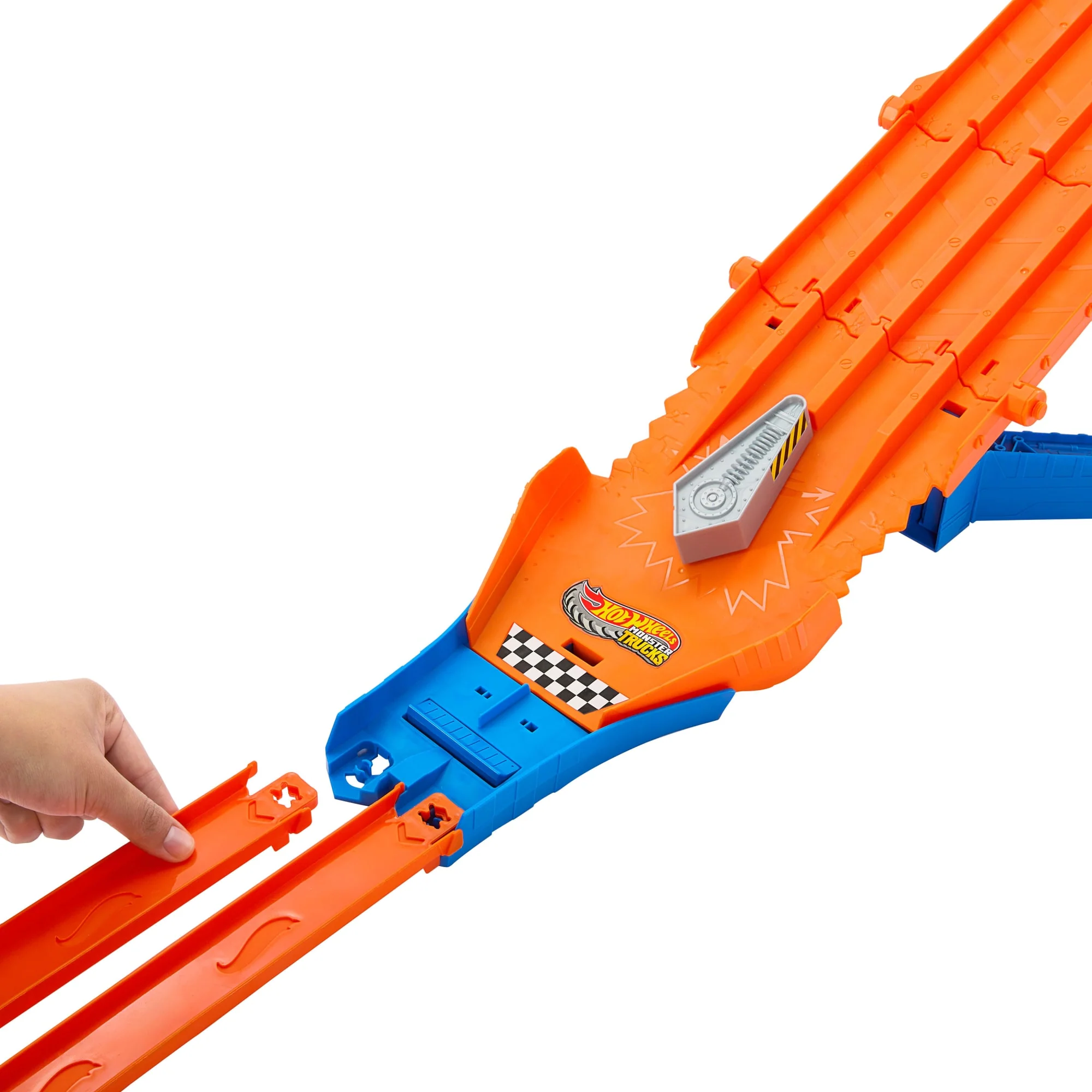 Hot Wheels Monster Trucks Pista de Brinquedo Corrida de Destruição - Image 4