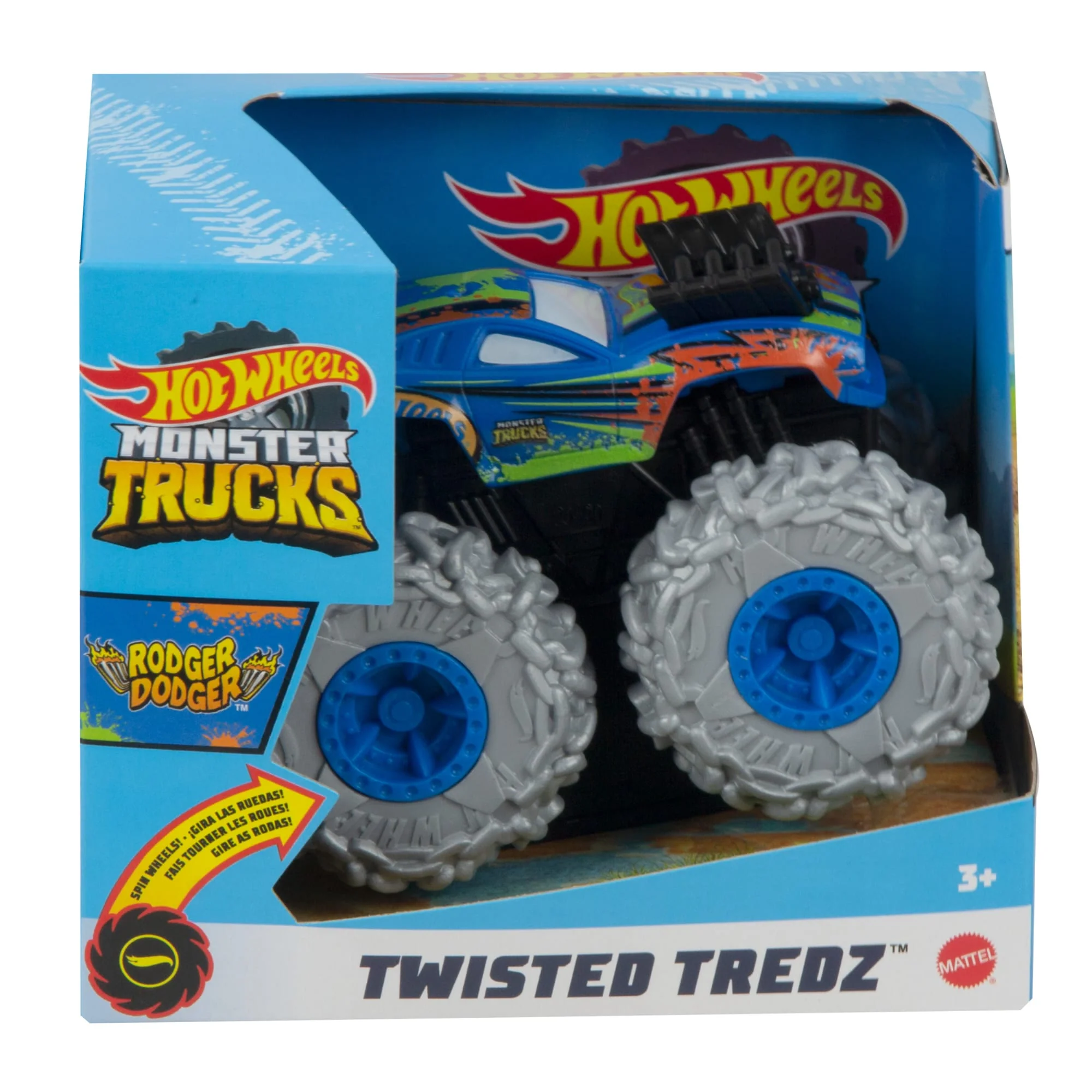 Hot Wheels  Monster Trucks  Twisted Tredz  Véhicule, Échelle1:43 - Image 5