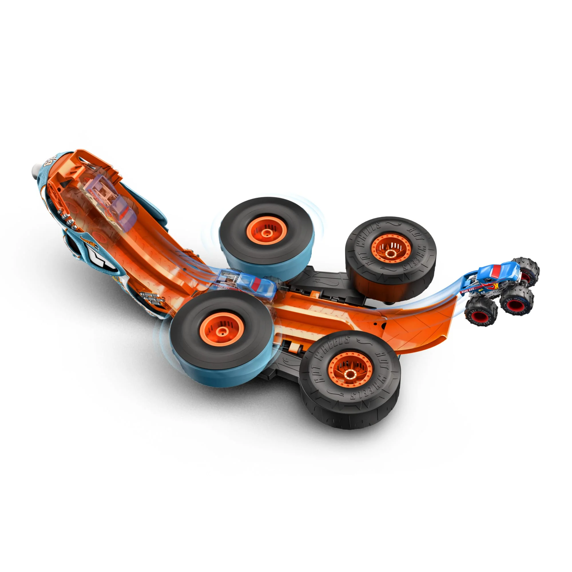 Hot Wheels-Rhinomite Transformable Radiocommandé 1/12 Race Ace 1/64 - Image 6