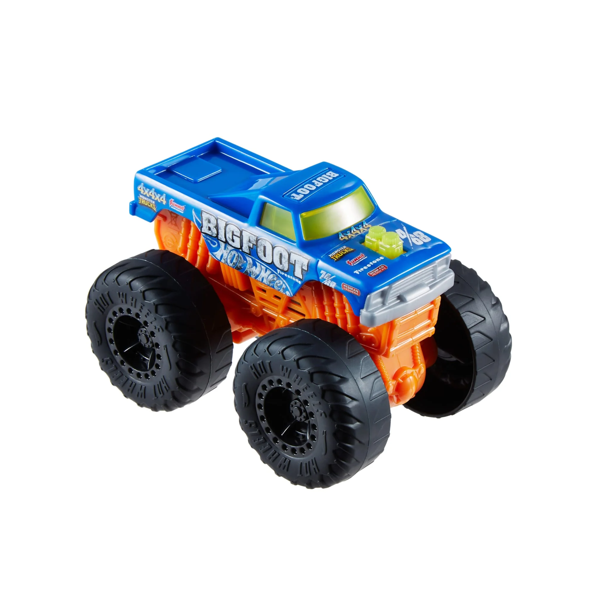 Hot Wheels Monster Trucks Roarin' Wreckers Bigfoot Vehicle - Image 2