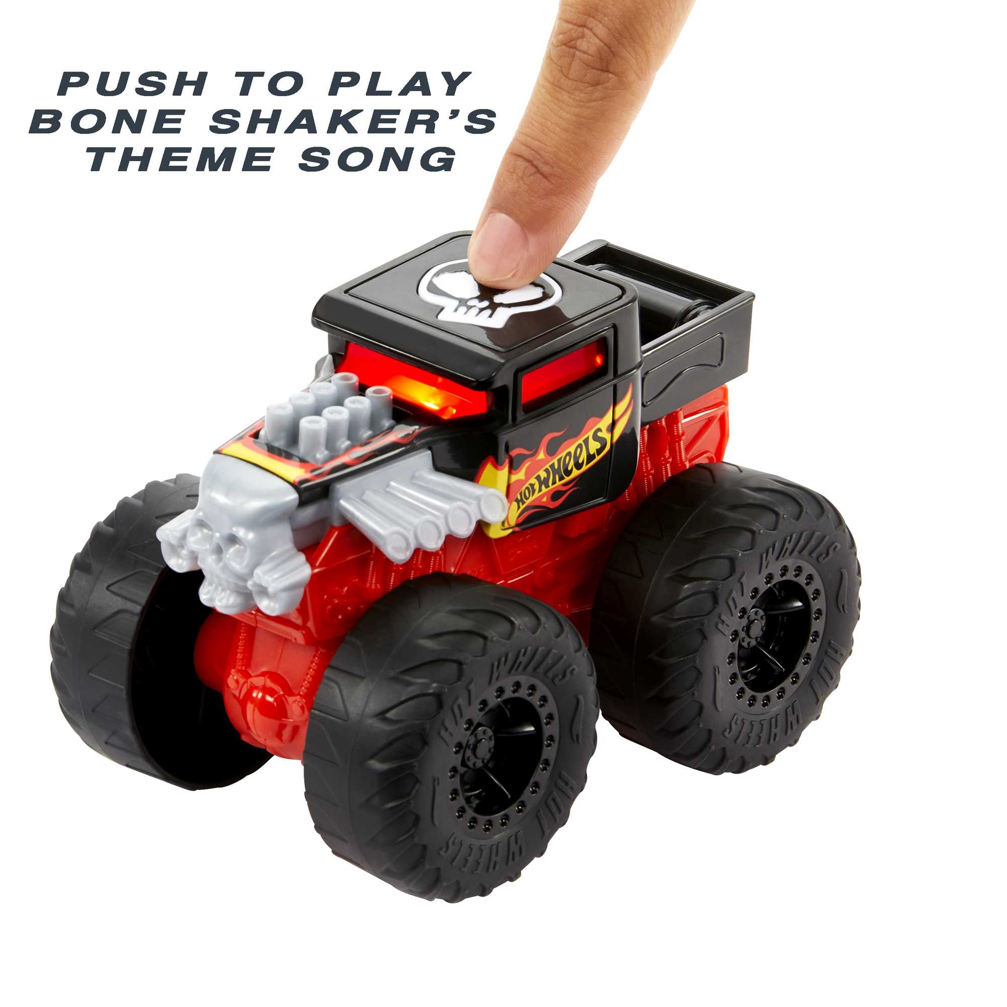 Hot Wheels Monster Trucks Roarin' Wreckers Bone Shaker - Image 5