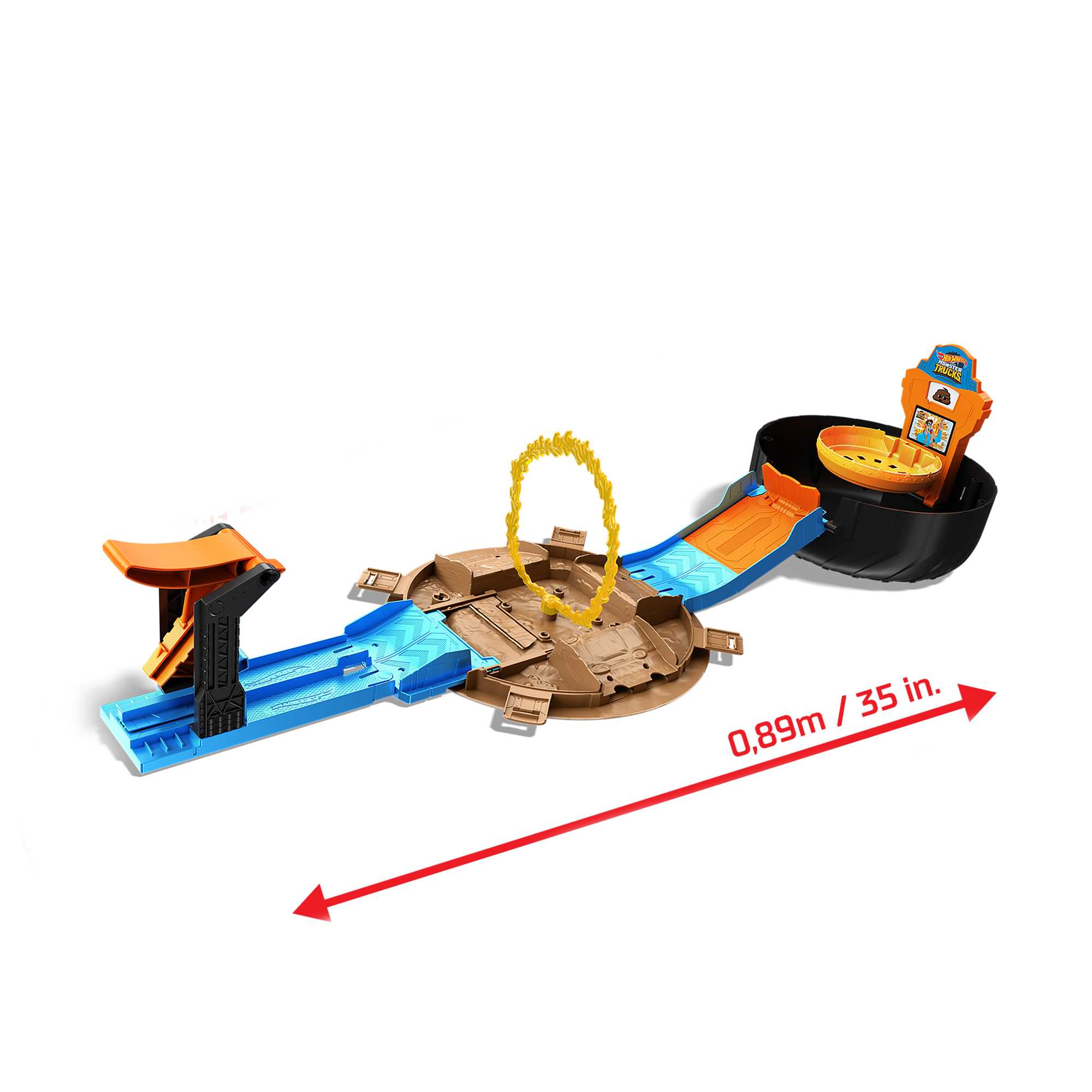 Hot Wheels Monster Trucks Stunt Tire Playset, Gift For Kids 4 To 8 Years Old - Image 3