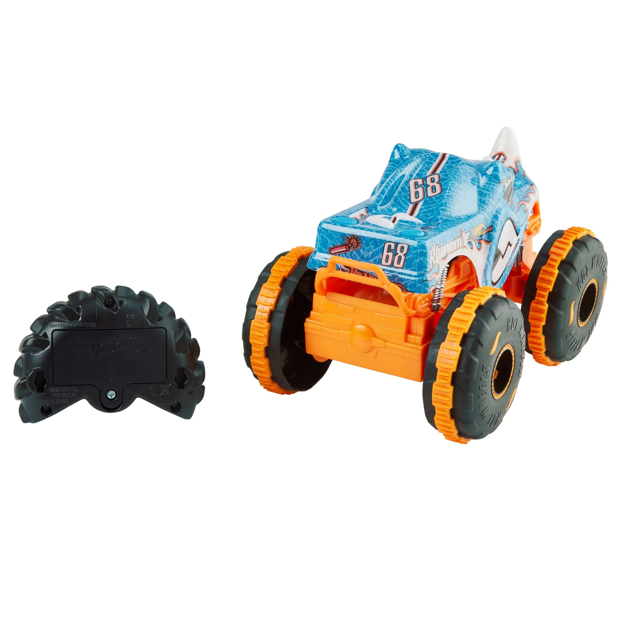 Hot Wheels Monster Trucks Vehículo a Control Remoto Auto Sorpresa RC Escala 1:24 - Image 3